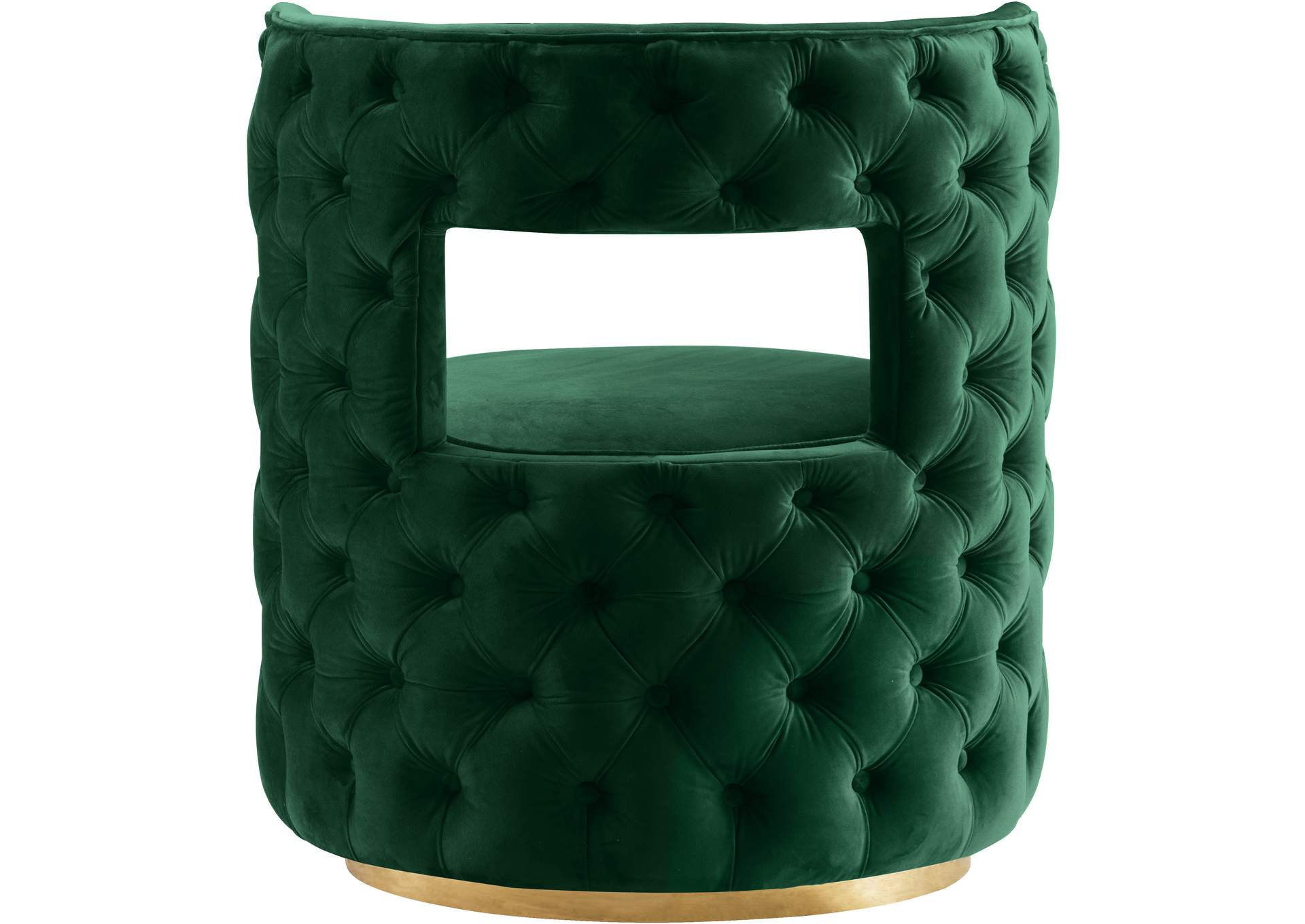 Theo Green Velvet Accent Chair,Meridian Furniture