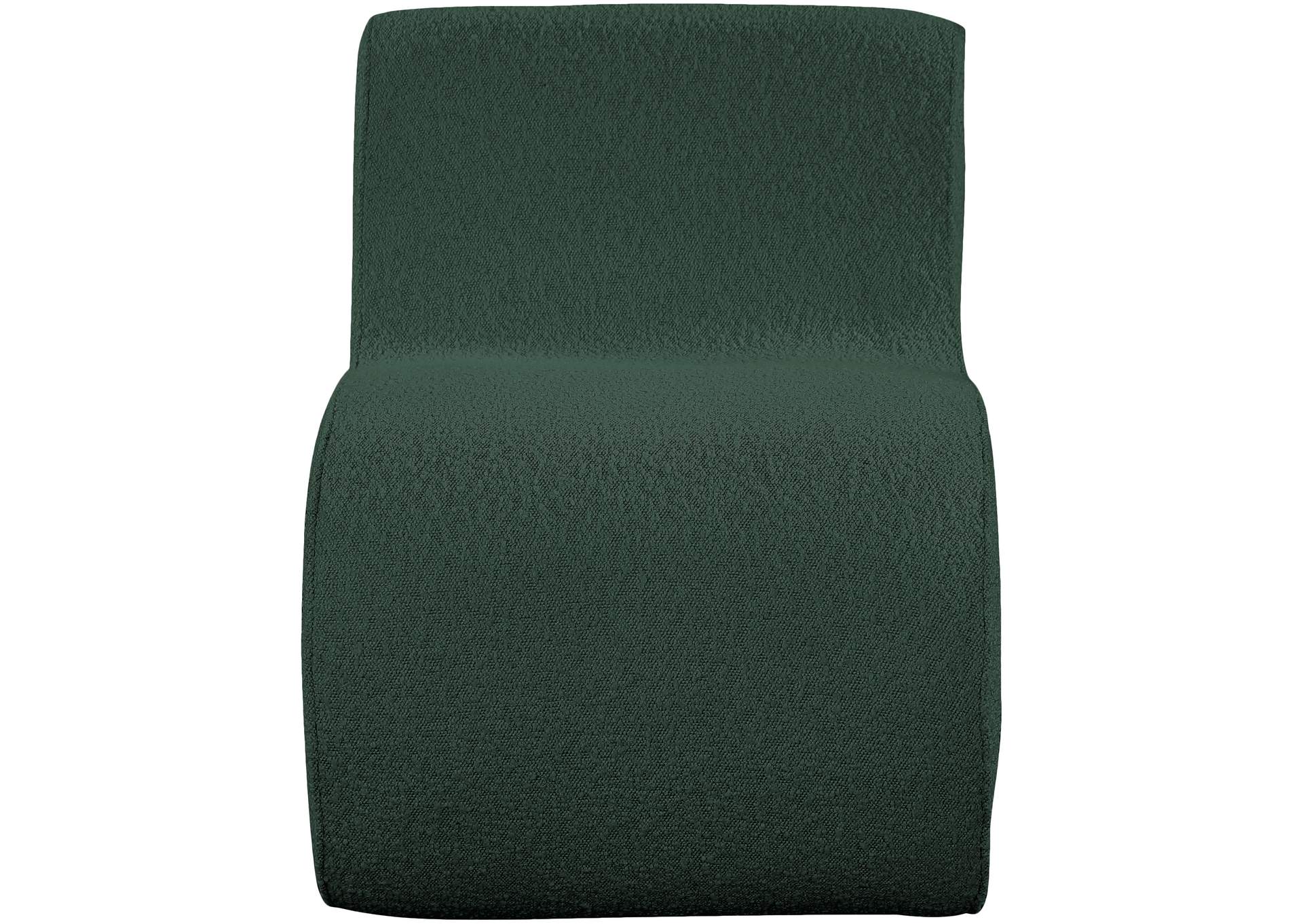 Desiree Green Boucle Fabric Accent Chair,Meridian Furniture