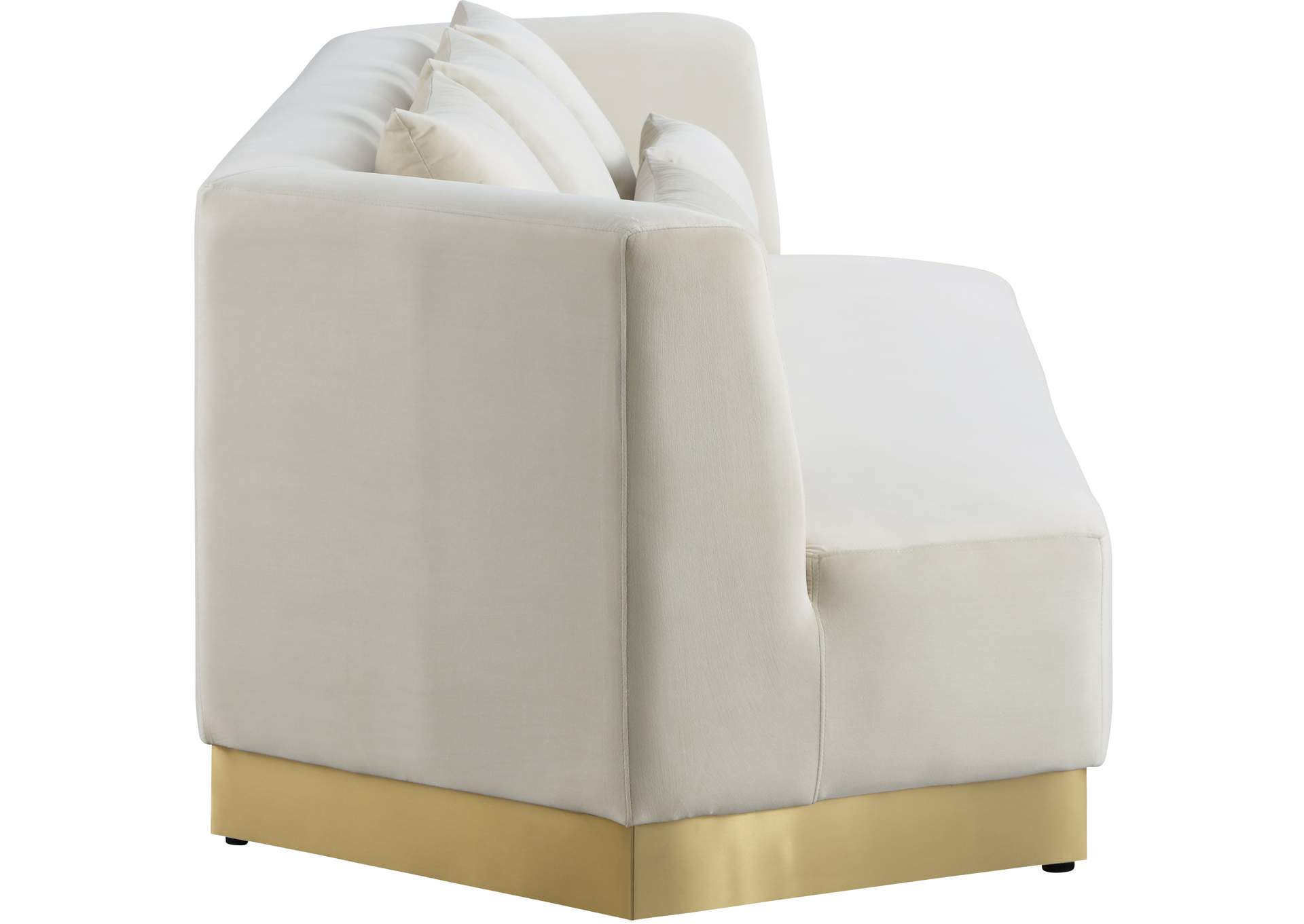 Marquis Cream Velvet Sofa,Meridian Furniture