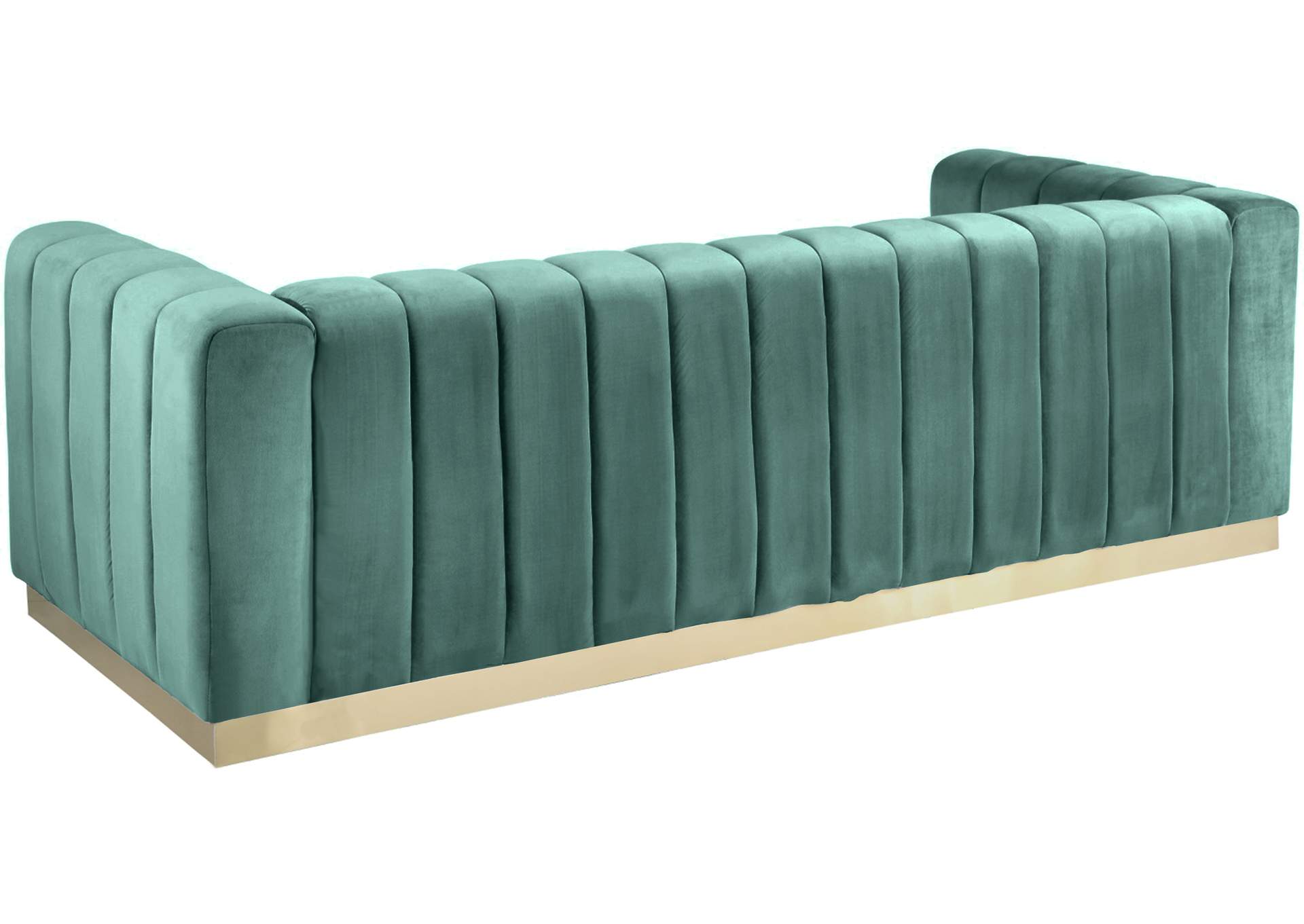 Marlon Mint Velvet Sofa,Meridian Furniture