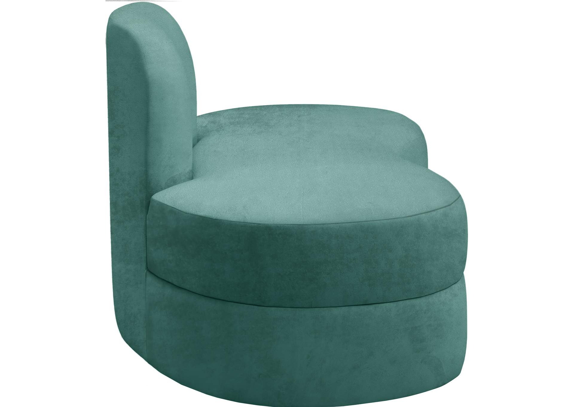 Mitzy Mint Velvet Loveseat,Meridian Furniture