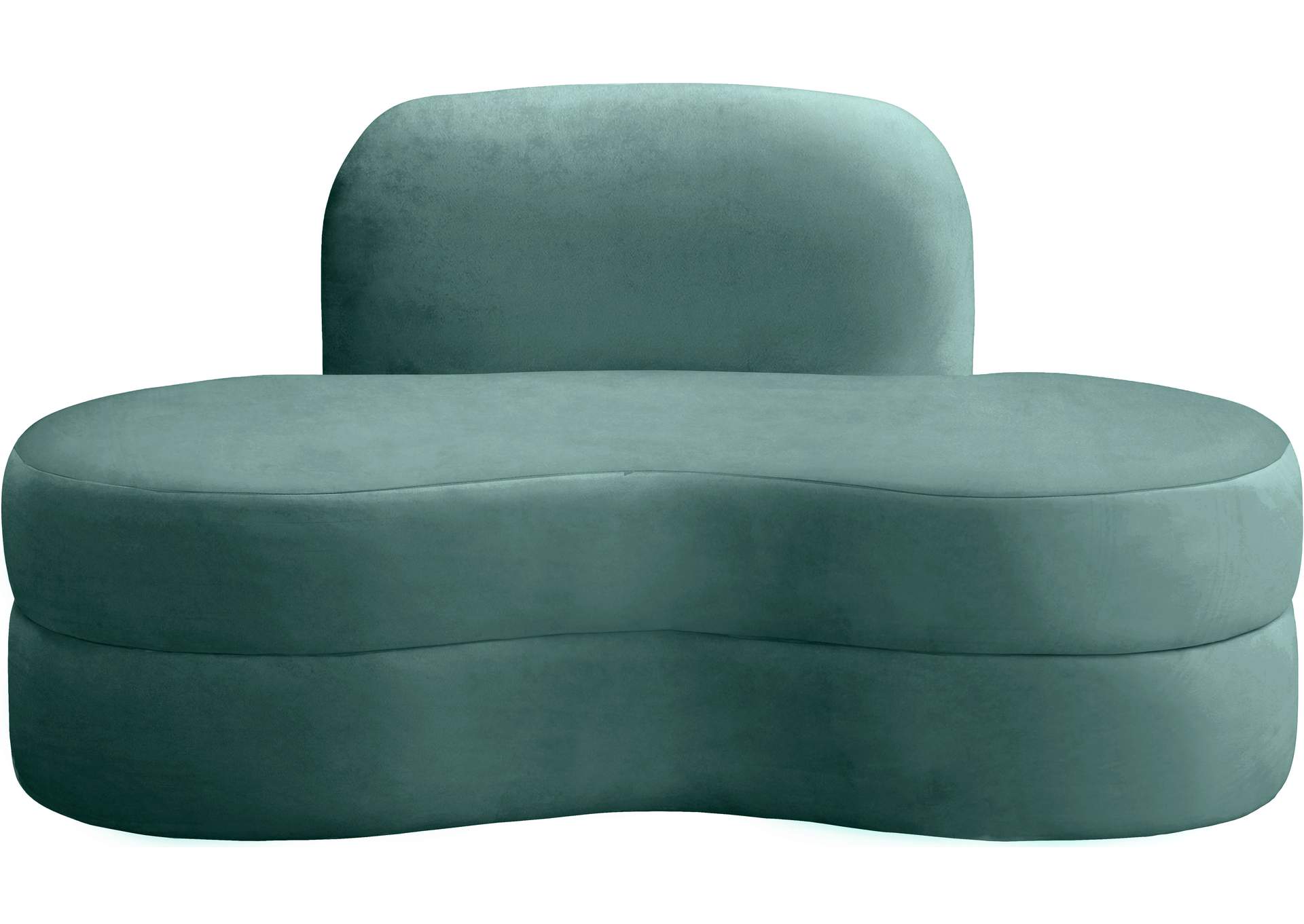 Mitzy Mint Velvet Loveseat,Meridian Furniture