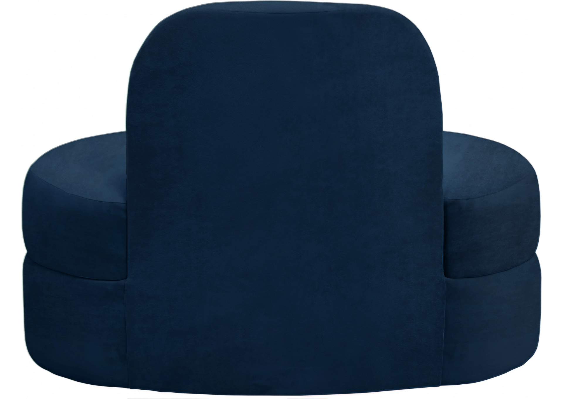 Mitzy Navy Velvet Chair,Meridian Furniture