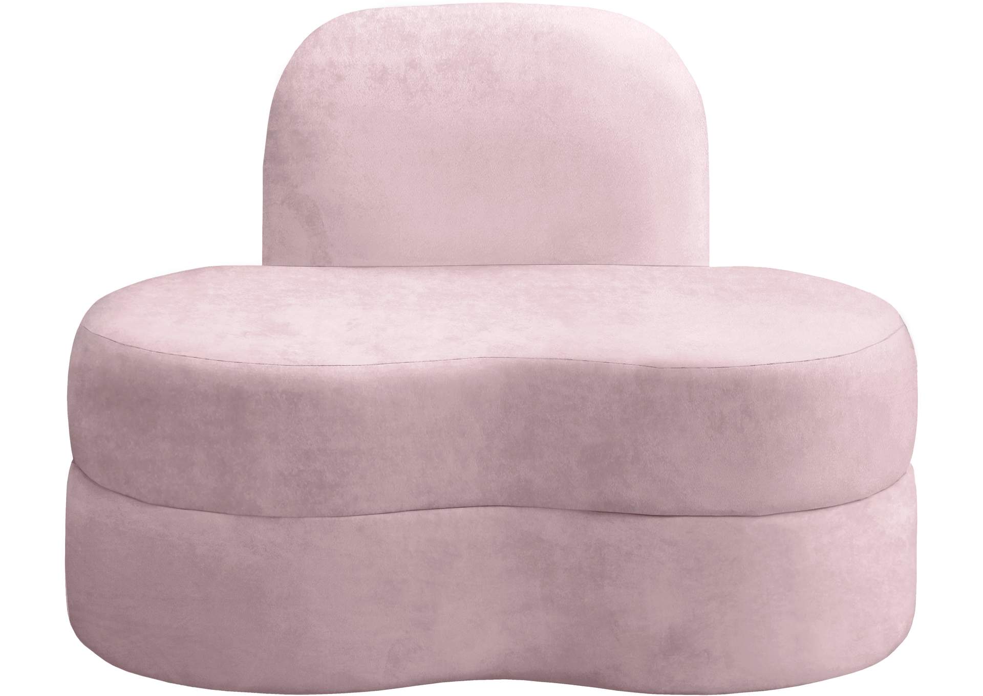 Mitzy Pink Velvet Chair,Meridian Furniture