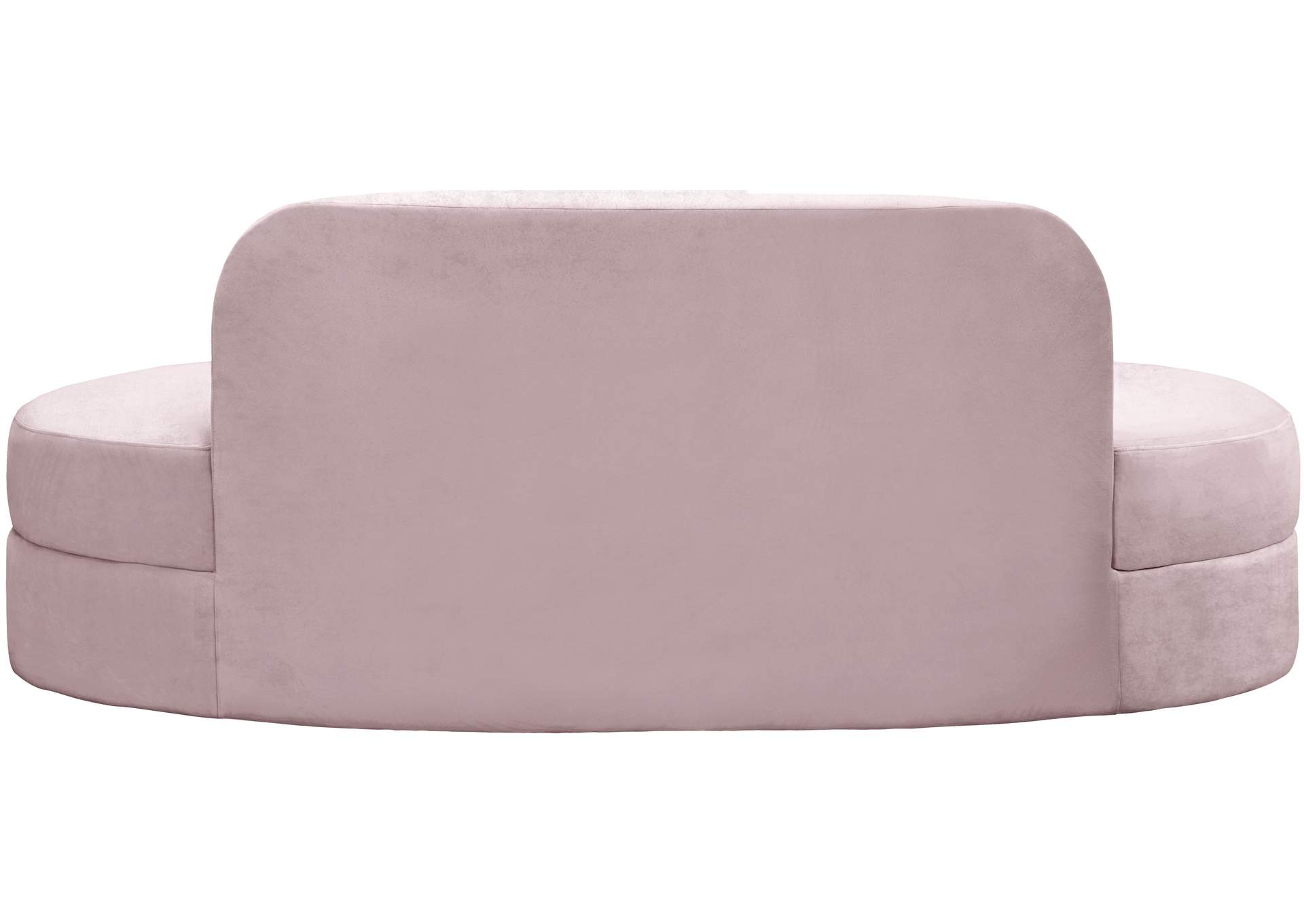 Mitzy Pink Velvet Sofa,Meridian Furniture