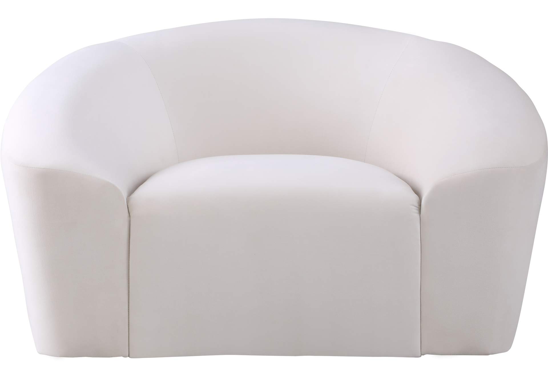 Riley Cream Velvet Chair,Meridian Furniture