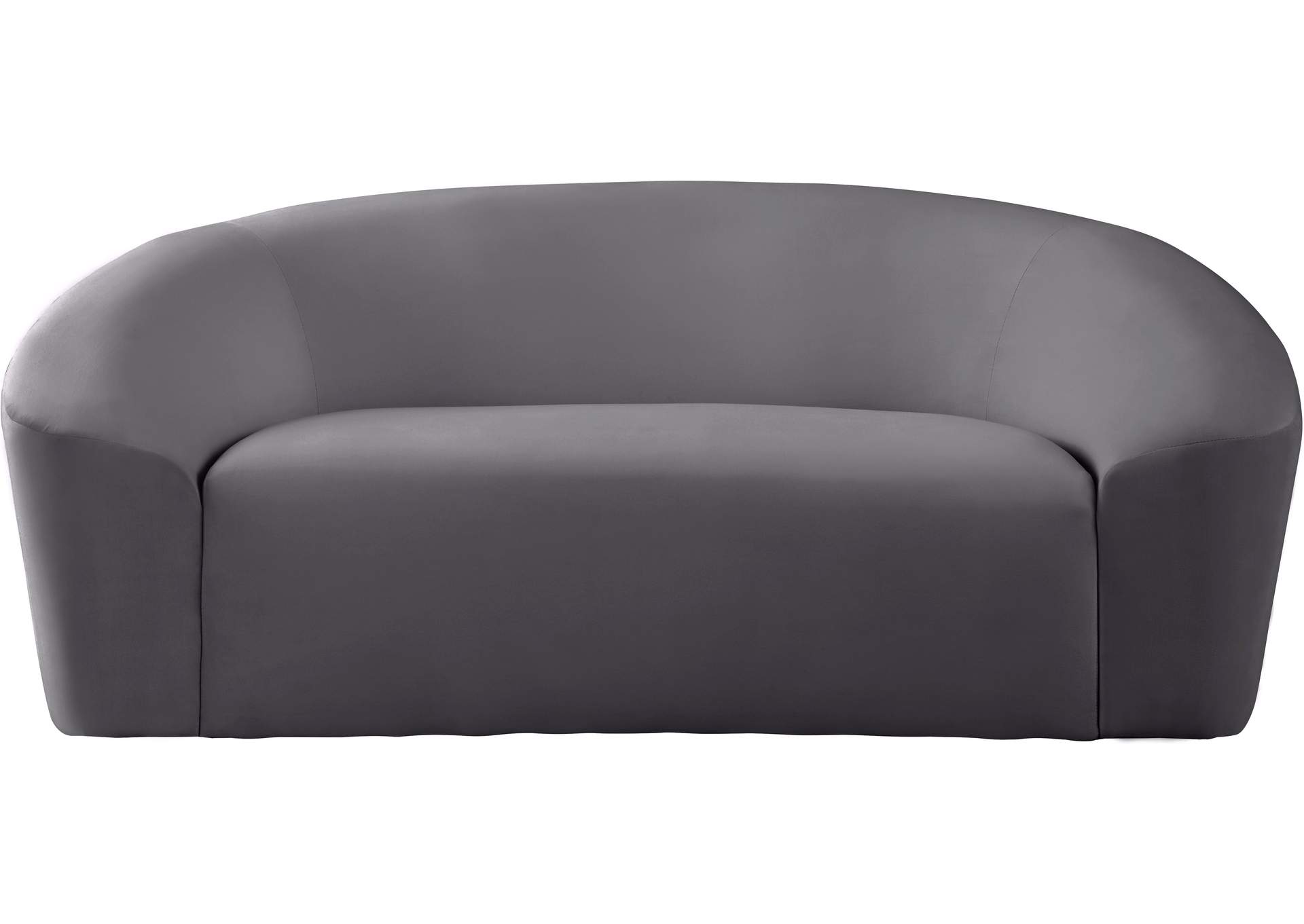 Riley Grey Velvet Loveseat,Meridian Furniture