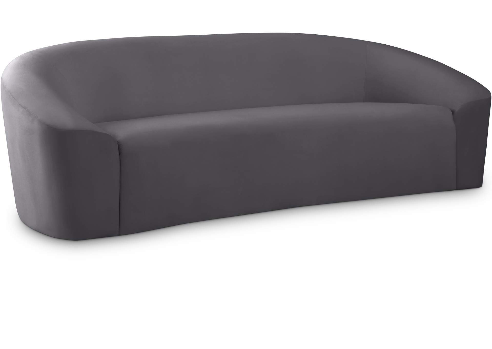 Riley Grey Velvet Sofa,Meridian Furniture