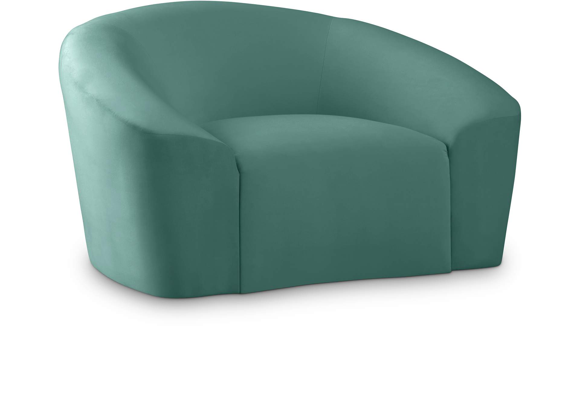 Riley Mint Velvet Chair,Meridian Furniture