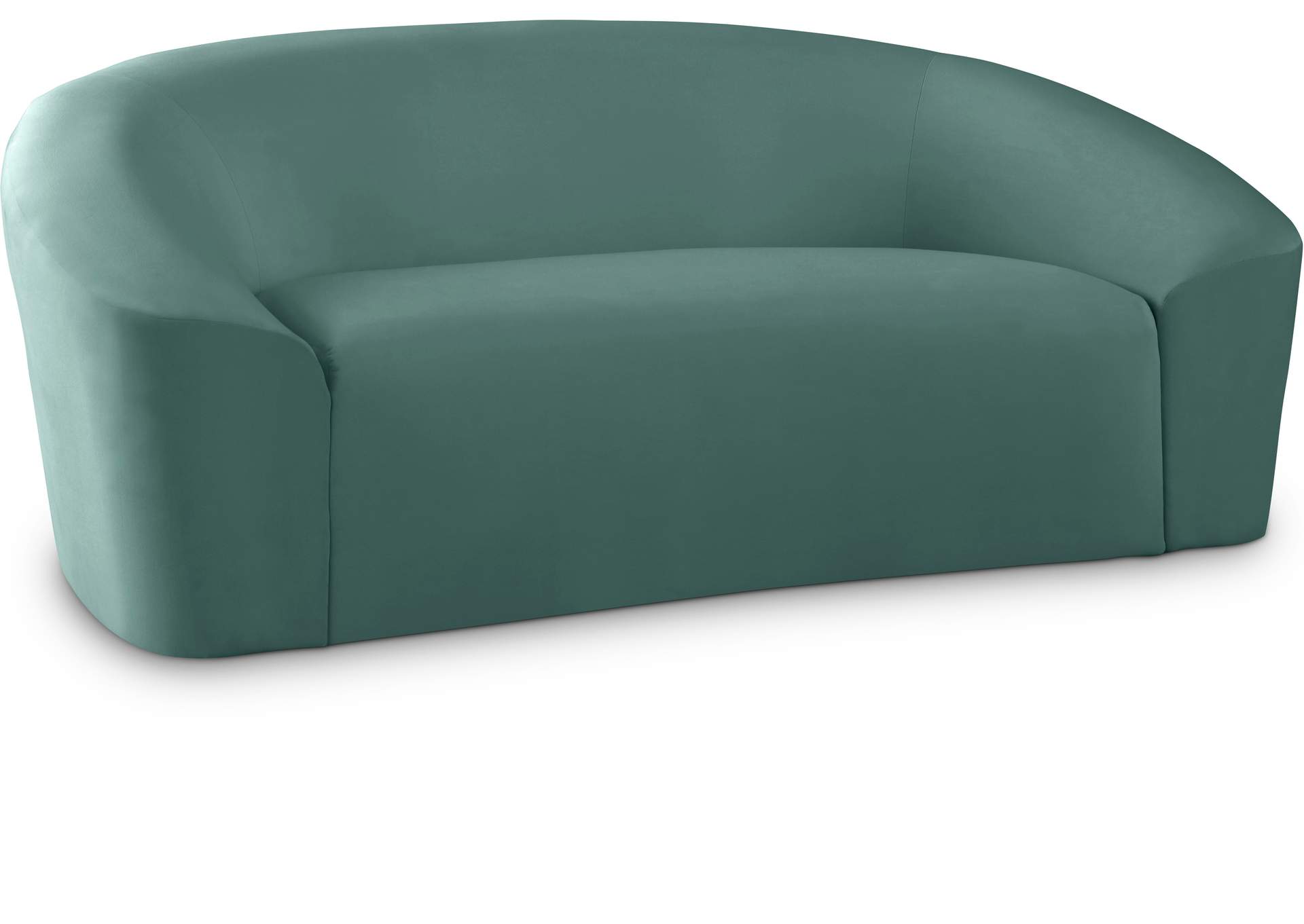 Riley Mint Velvet Loveseat,Meridian Furniture