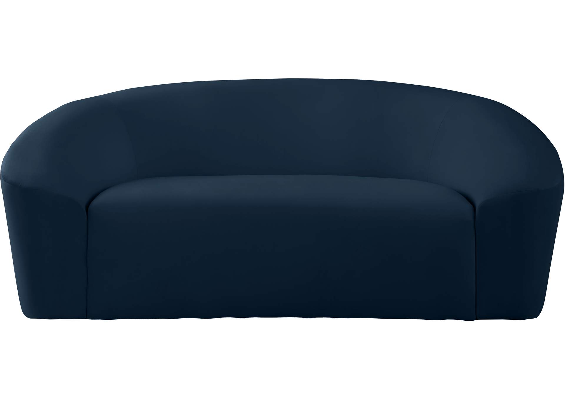 Riley Navy Velvet Loveseat,Meridian Furniture