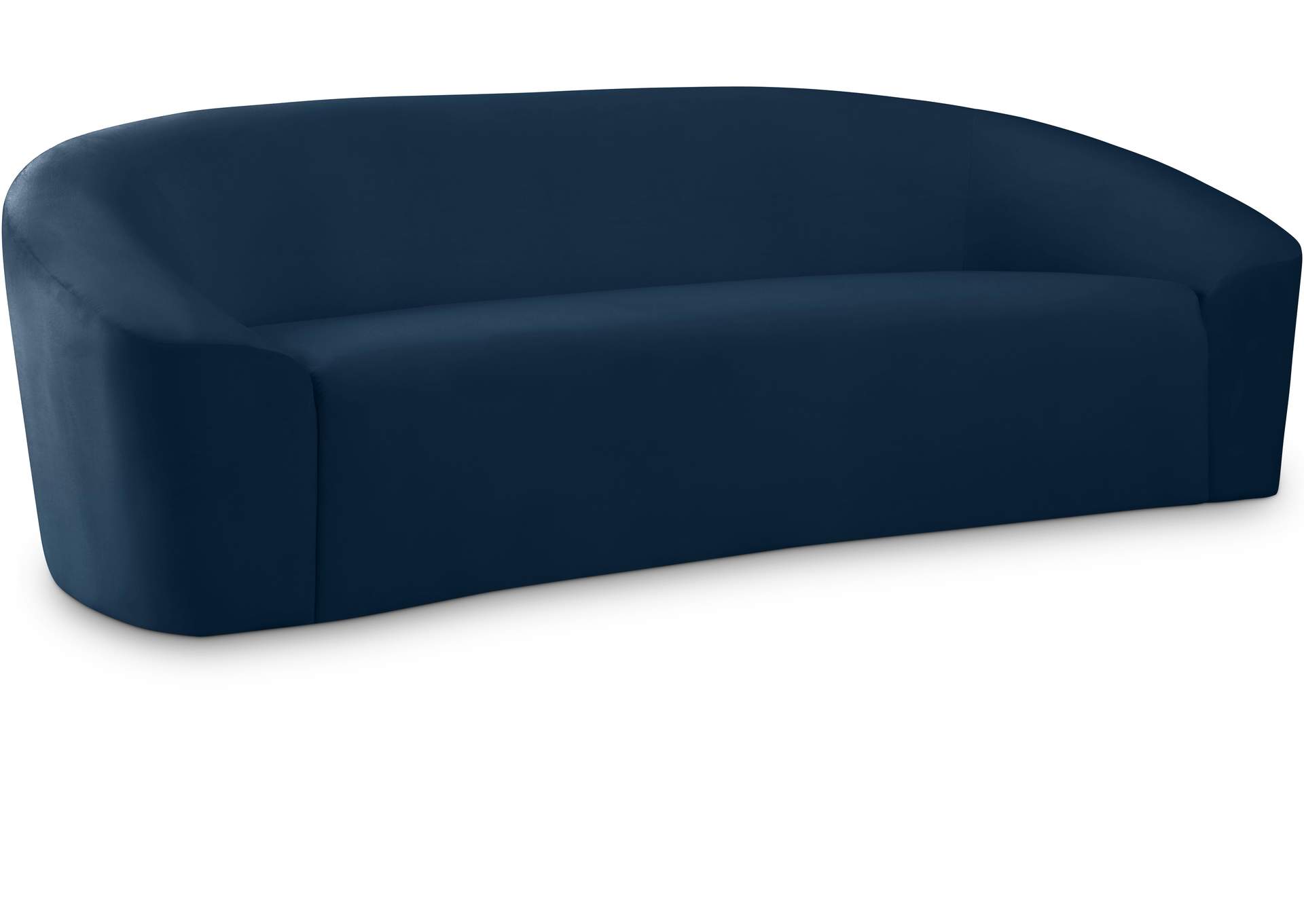 Riley Navy Velvet Sofa,Meridian Furniture