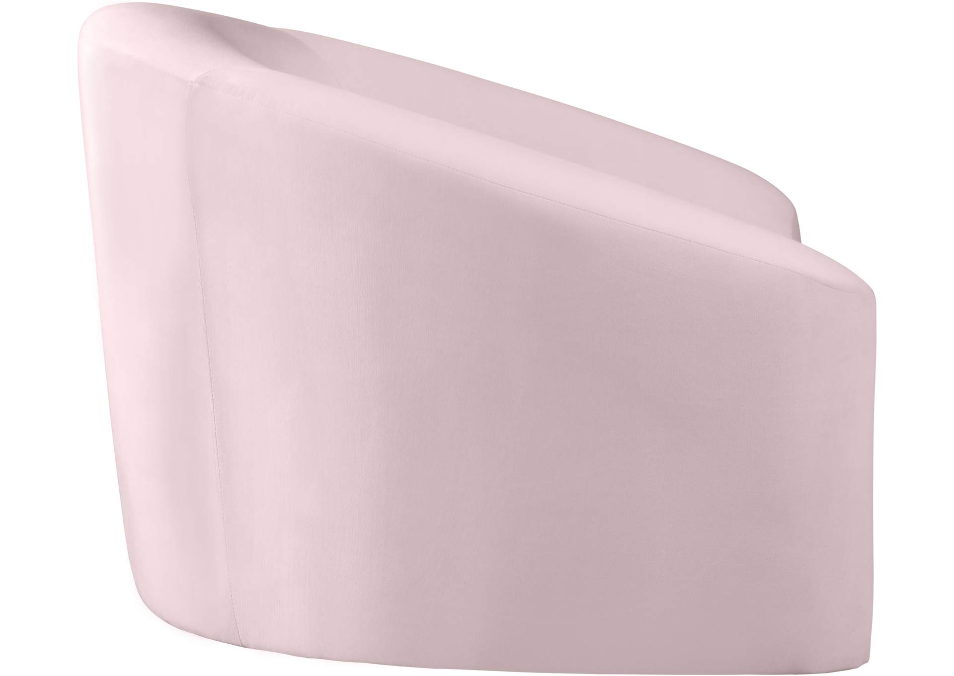 Riley Pink Velvet Chair,Meridian Furniture