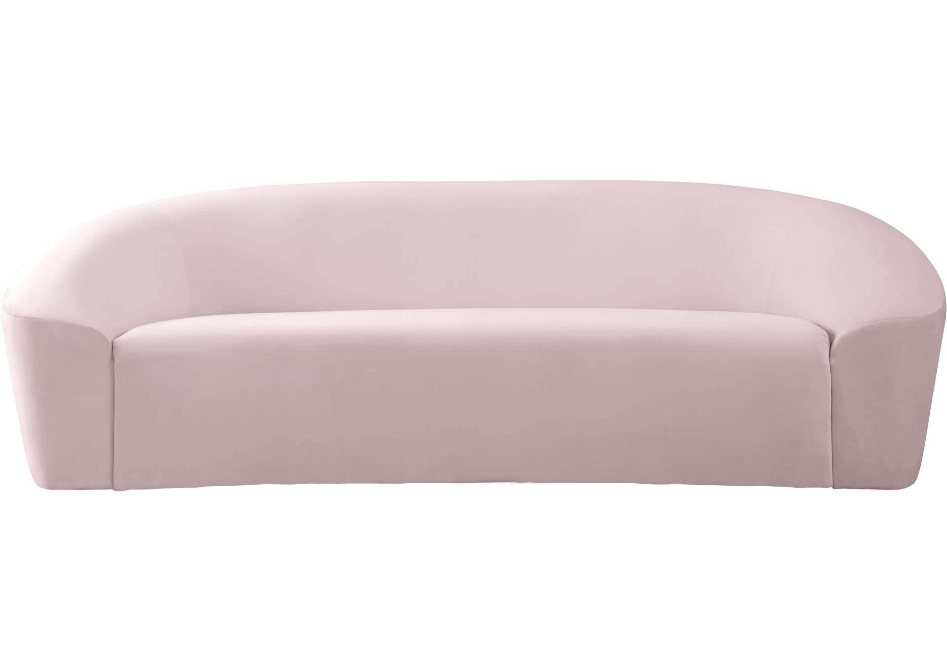 Riley Pink Velvet Sofa,Meridian Furniture