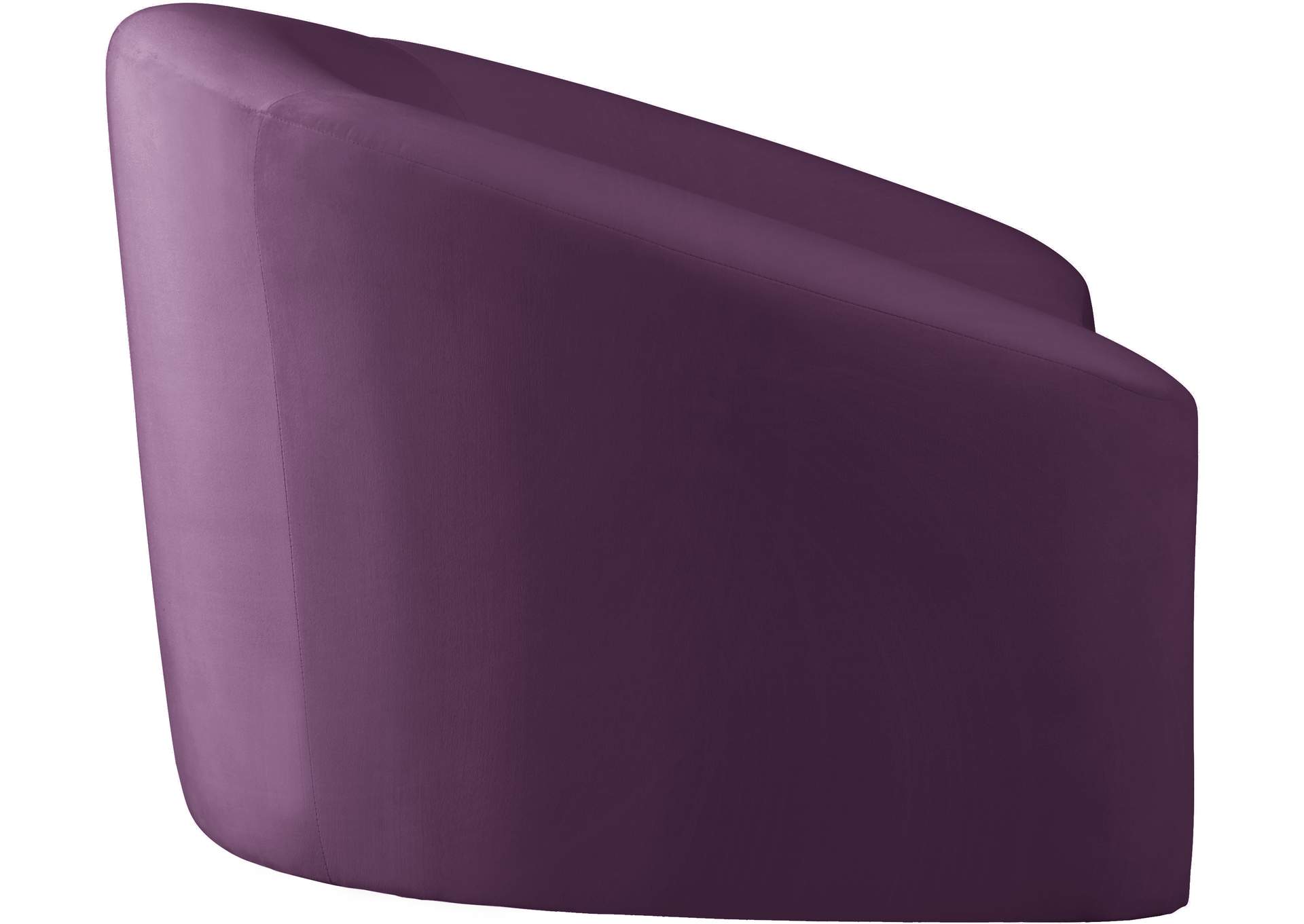 Riley Purple Velvet Chair,Meridian Furniture