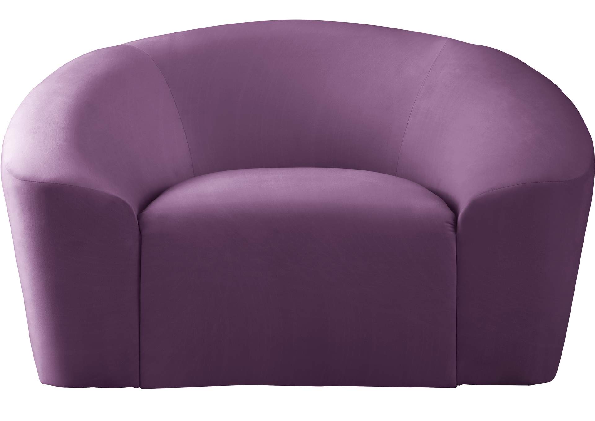 Riley Purple Velvet Chair,Meridian Furniture