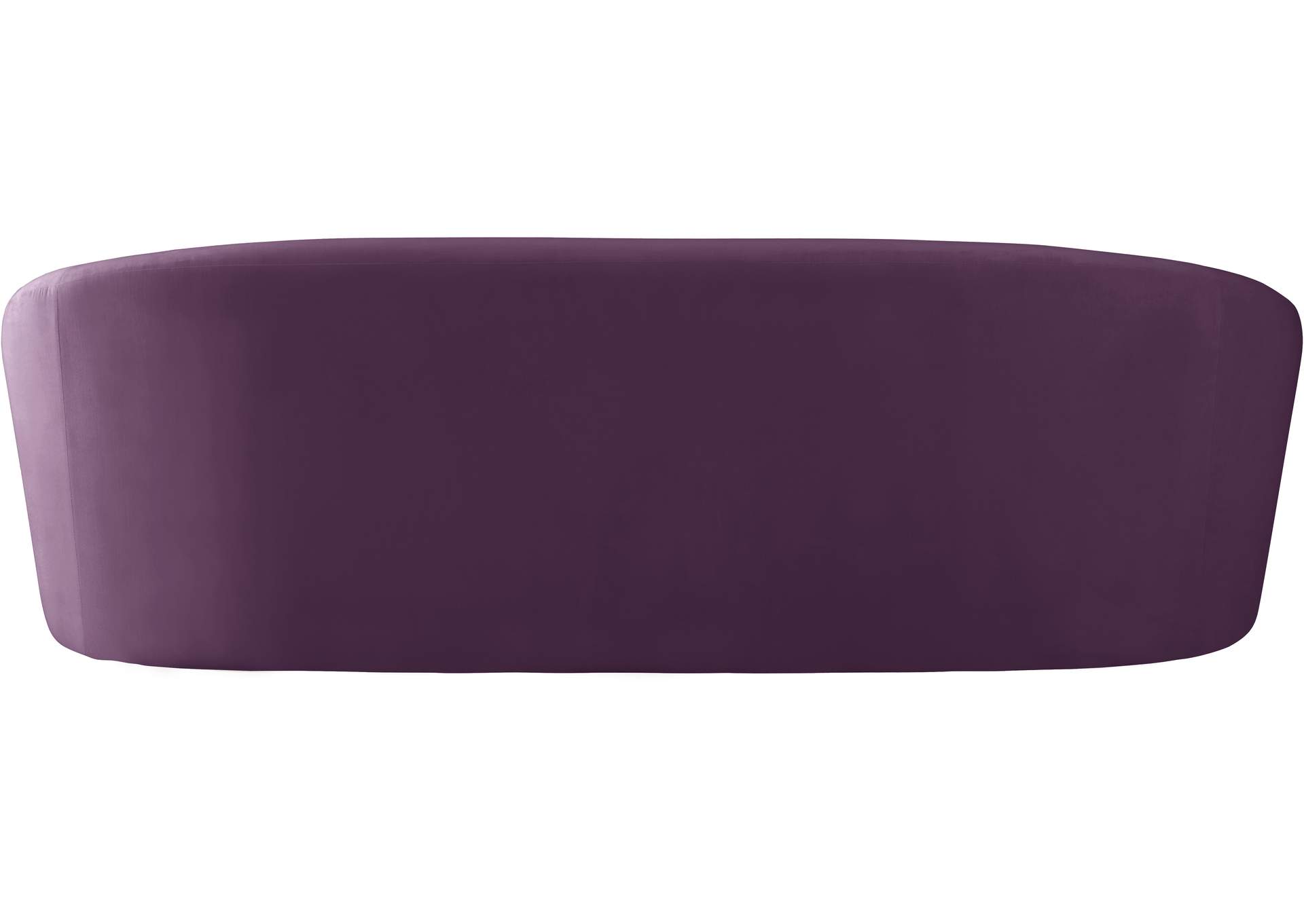 Riley Purple Velvet Sofa,Meridian Furniture