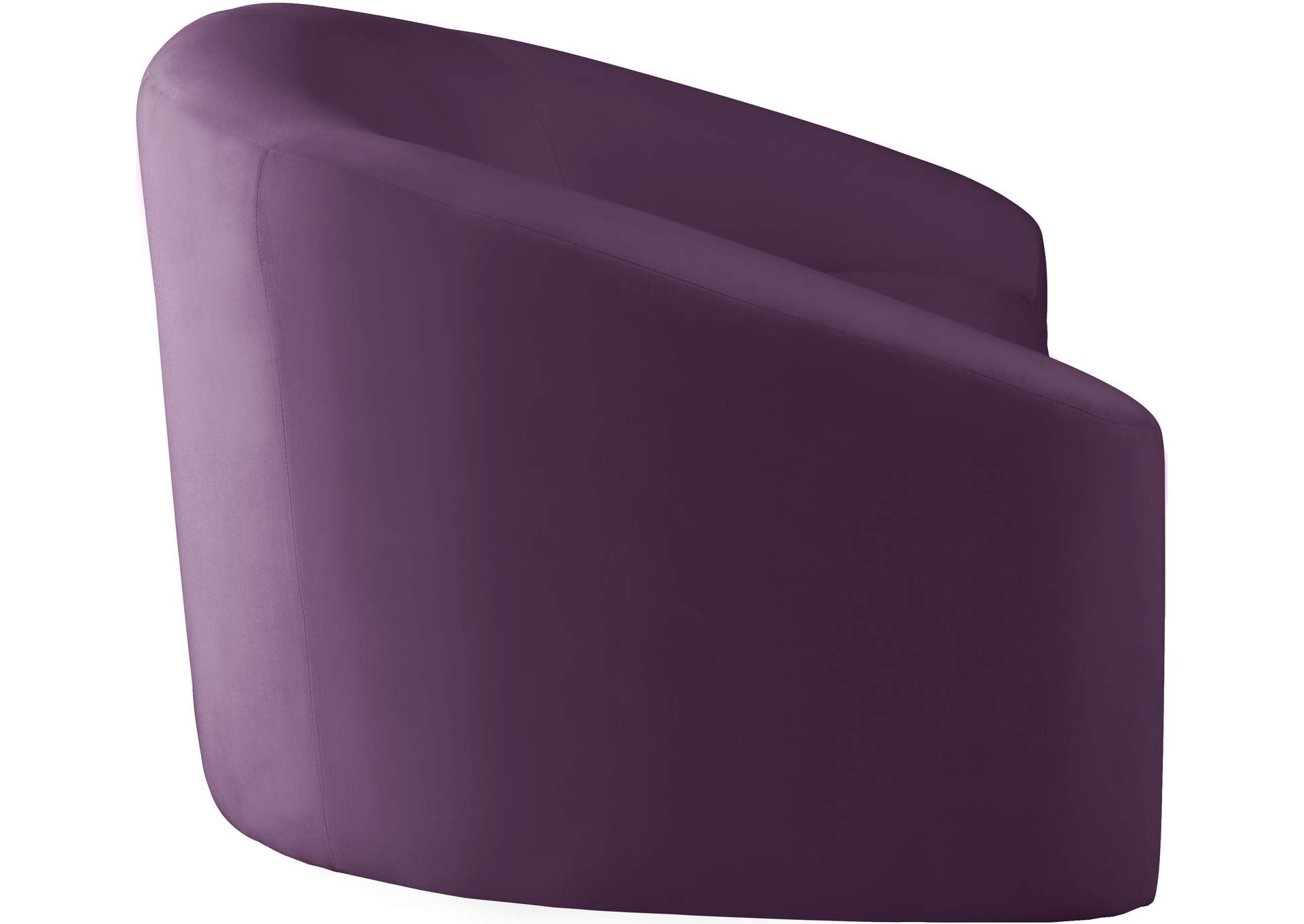 Riley Purple Velvet Sofa,Meridian Furniture