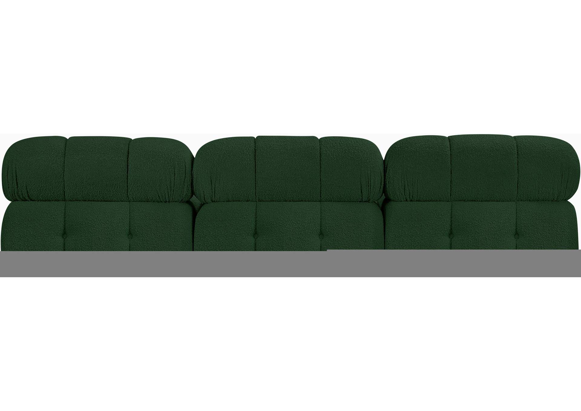 Ames Green Boucle Fabric Modular Sofa,Meridian Furniture