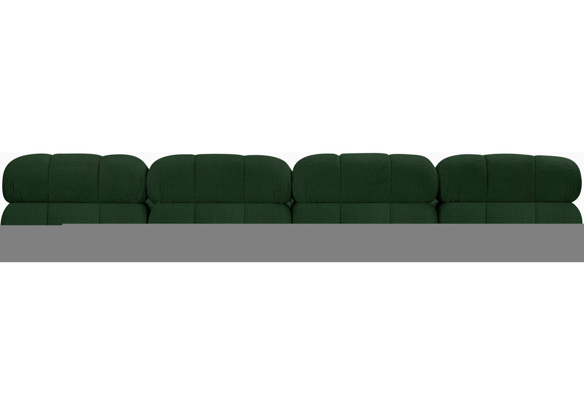 Ames Green Boucle Fabric Modular Sofa,Meridian Furniture