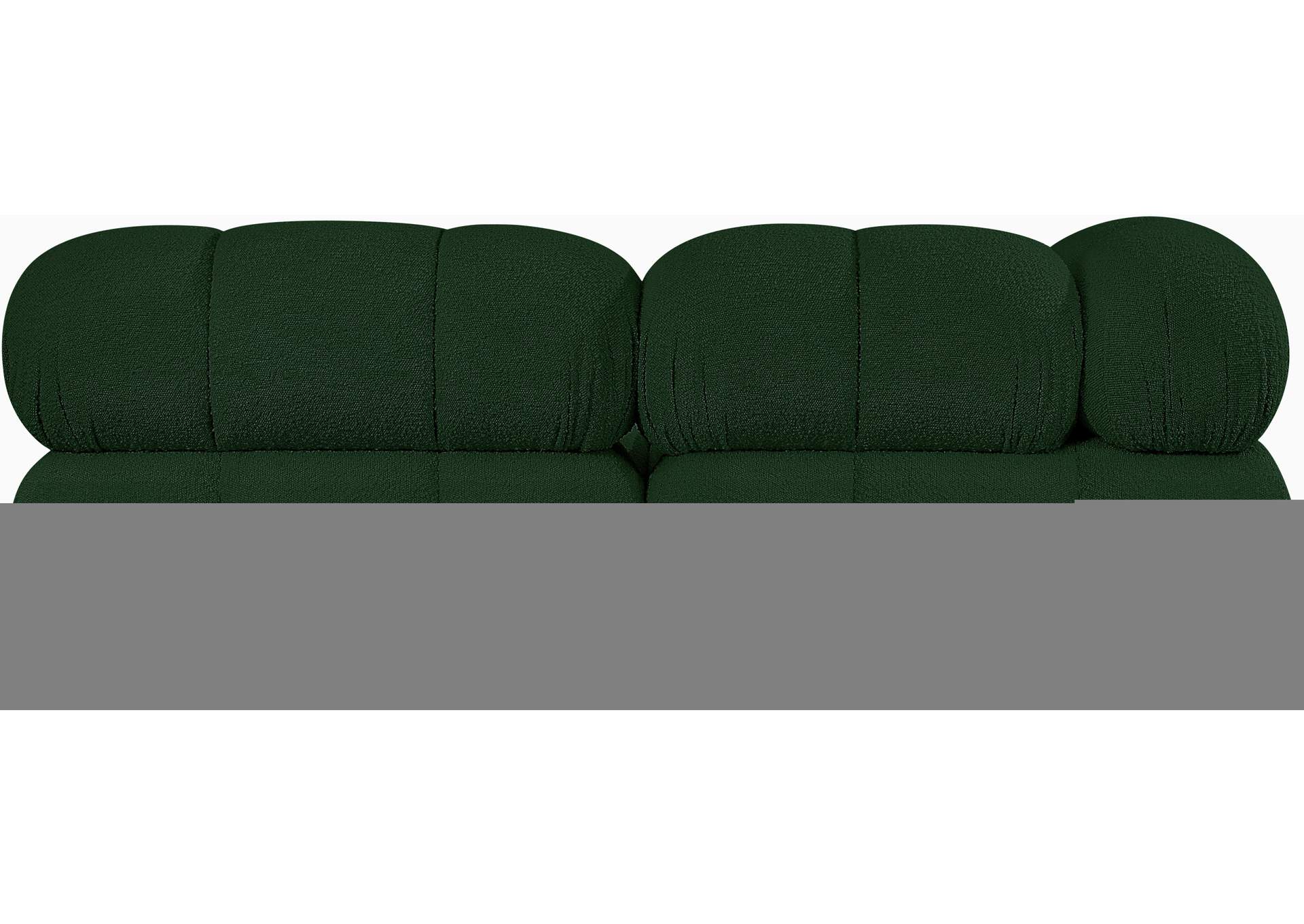 Ames Green Boucle Fabric Modular Sofa,Meridian Furniture