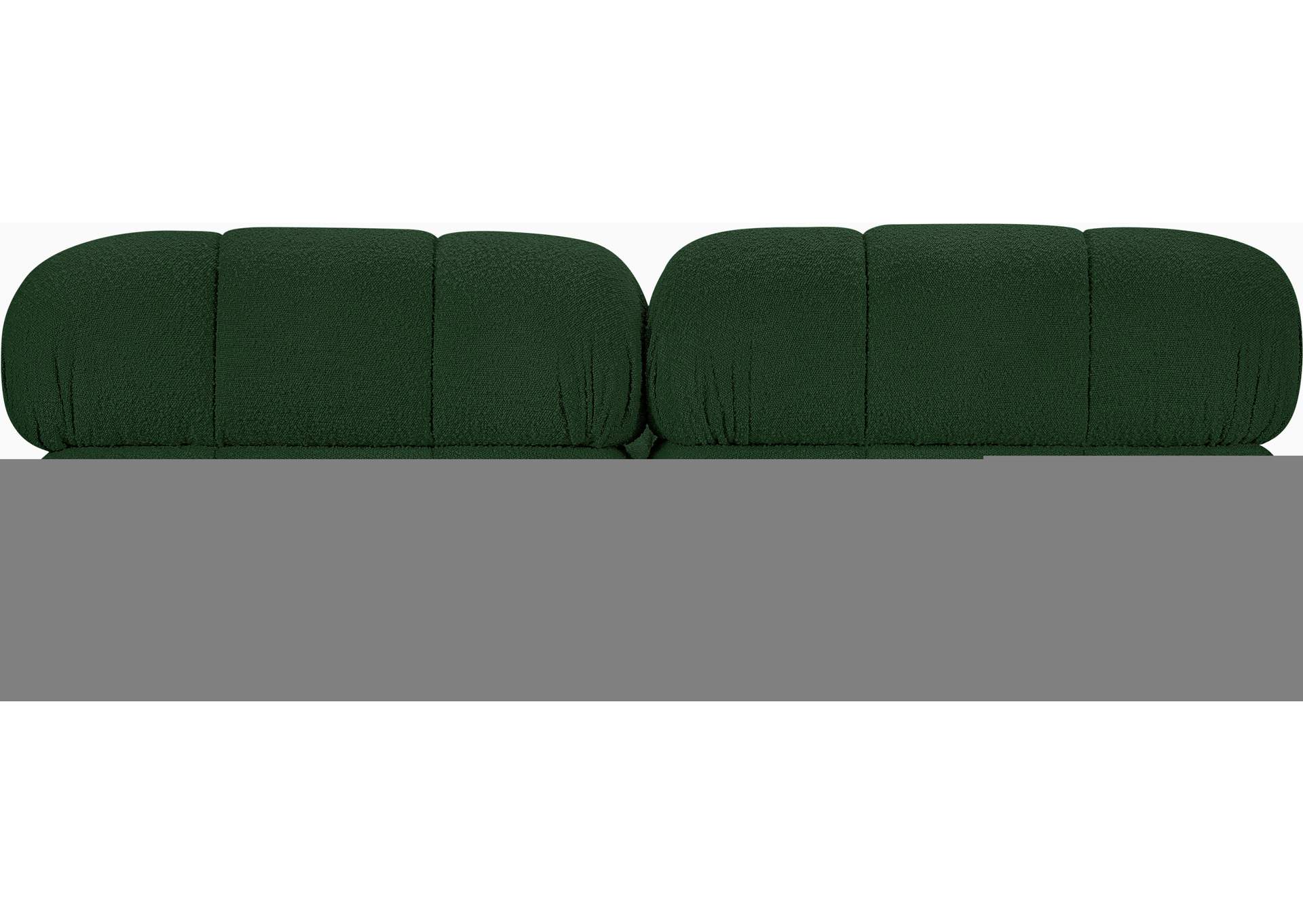 Ames Green Boucle Fabric Modular Sofa,Meridian Furniture