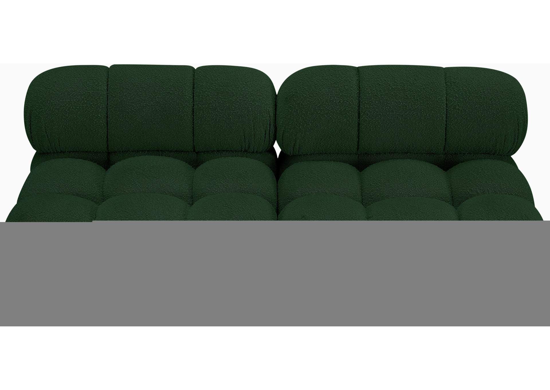 Ames Green Boucle Fabric Modular Sofa,Meridian Furniture