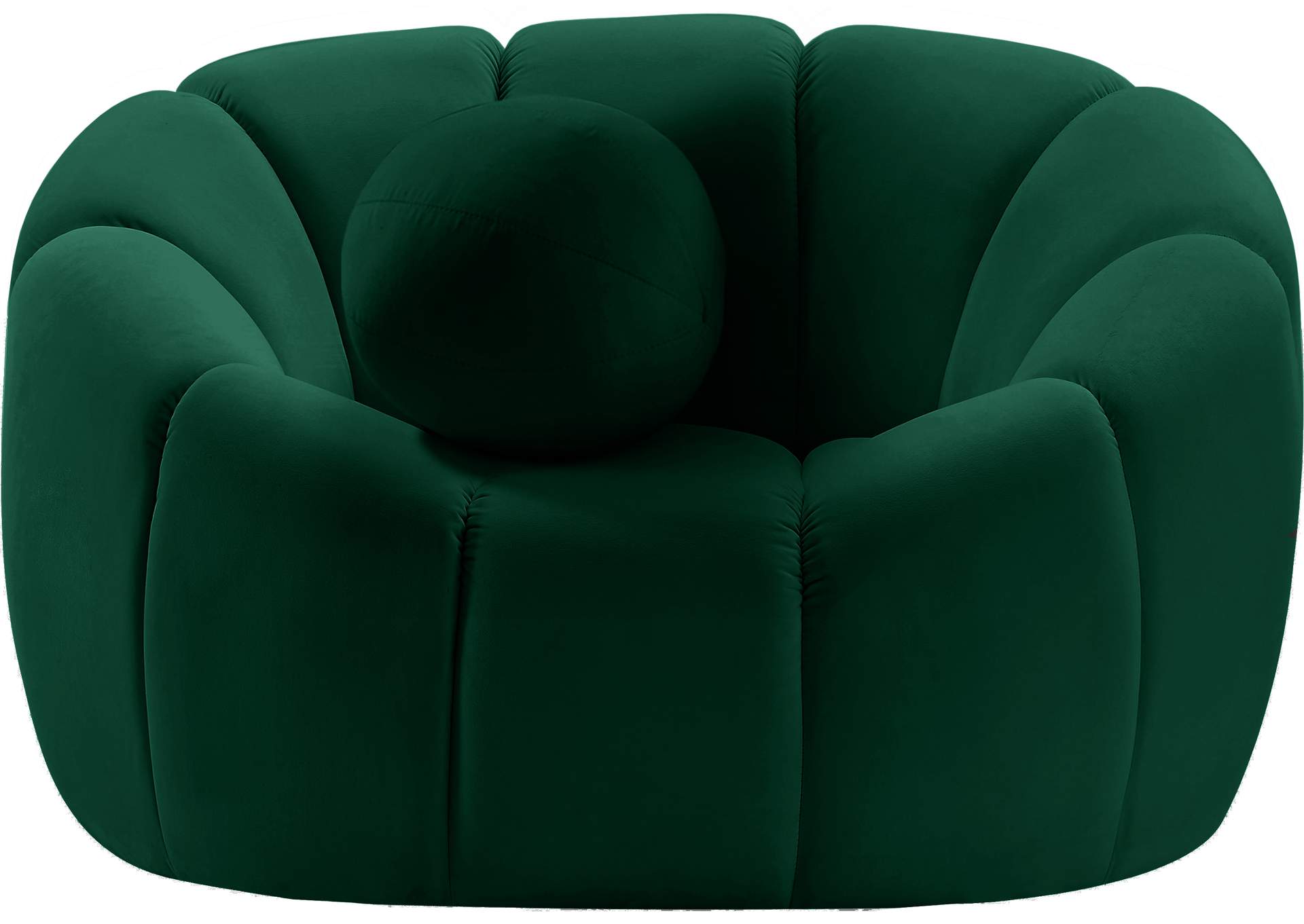 Elijah Green Velvet Chair,Meridian Furniture