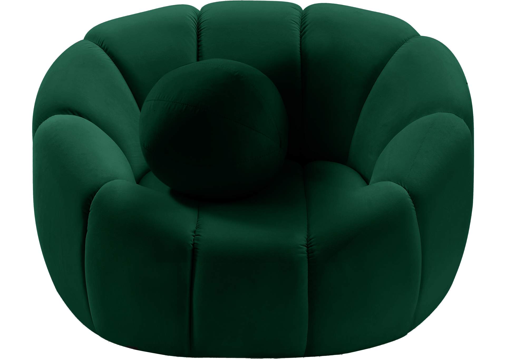 Elijah Green Velvet Chair,Meridian Furniture