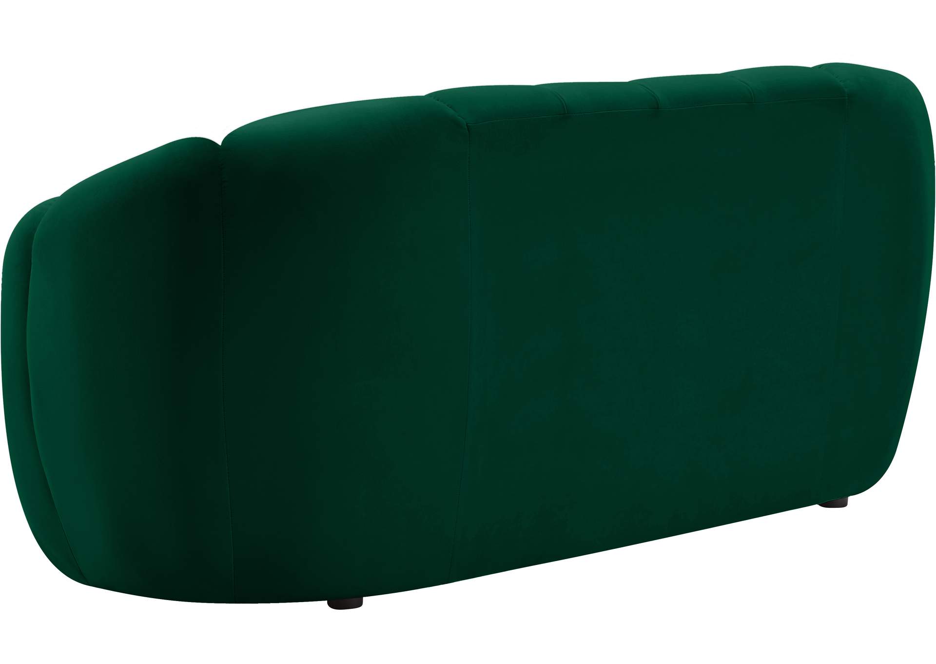 Elijah Green Velvet Loveseat,Meridian Furniture