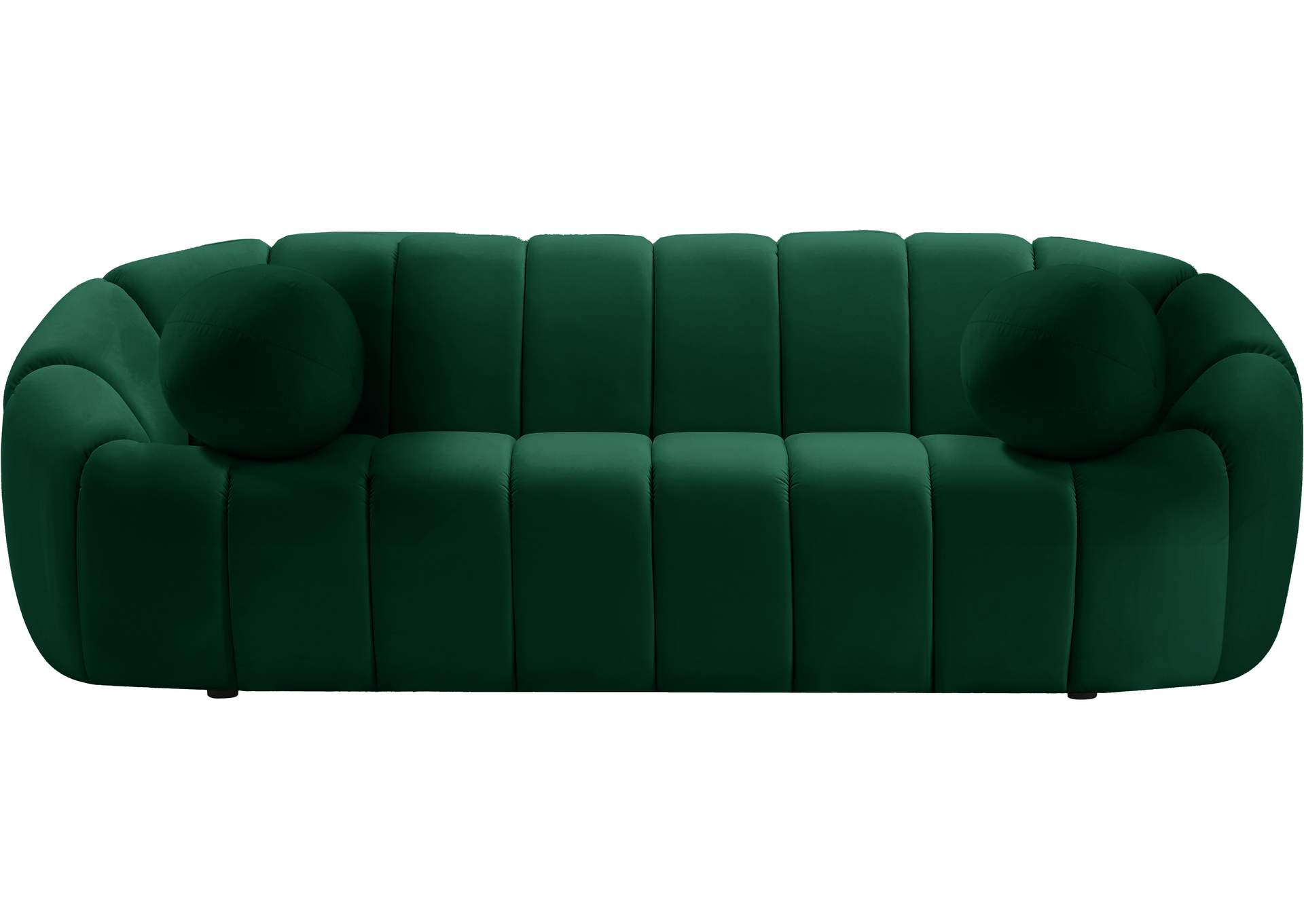 Elijah Green Velvet Sofa,Meridian Furniture