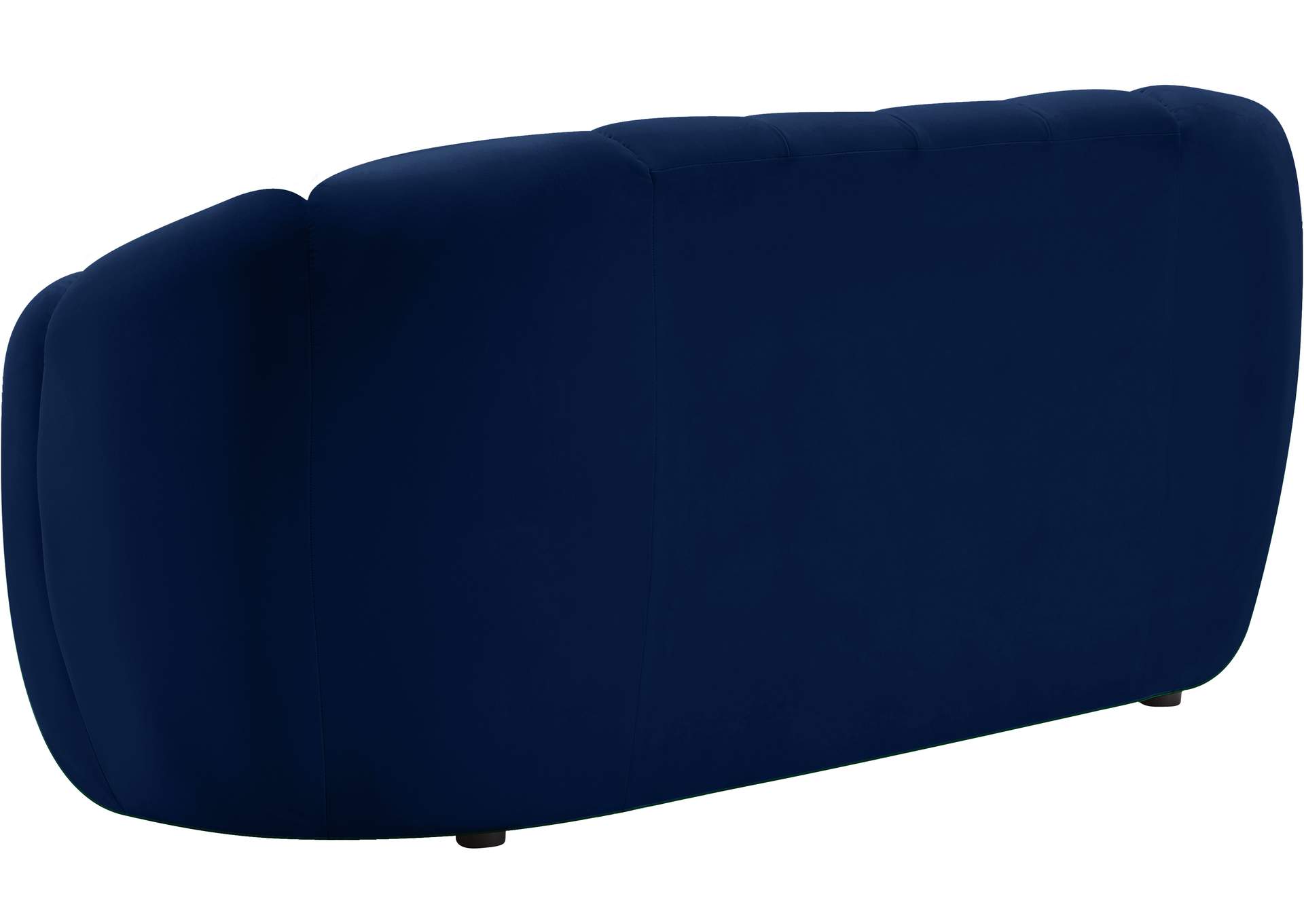 Elijah Navy Velvet Loveseat,Meridian Furniture