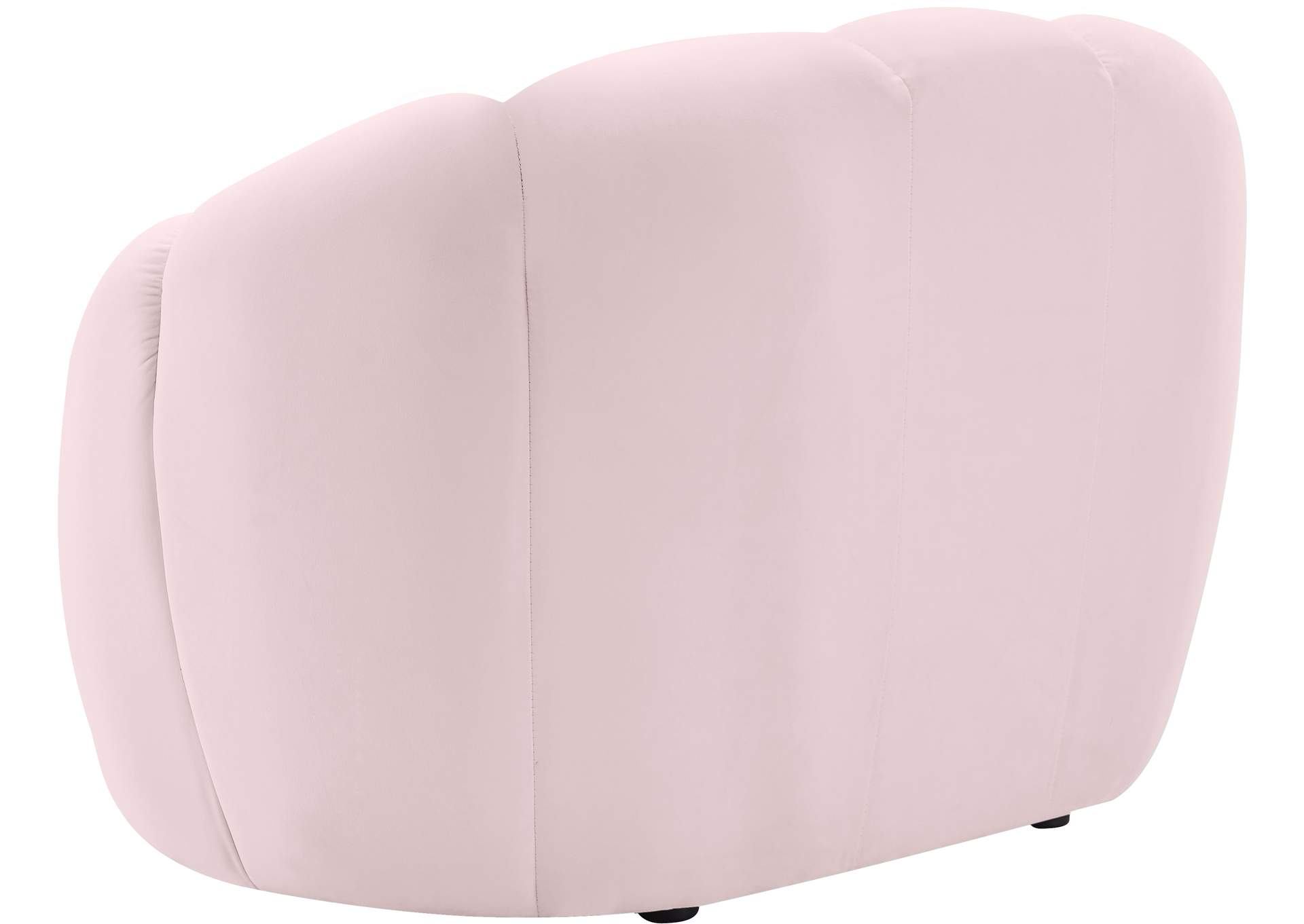 Elijah Pink Velvet Chair,Meridian Furniture