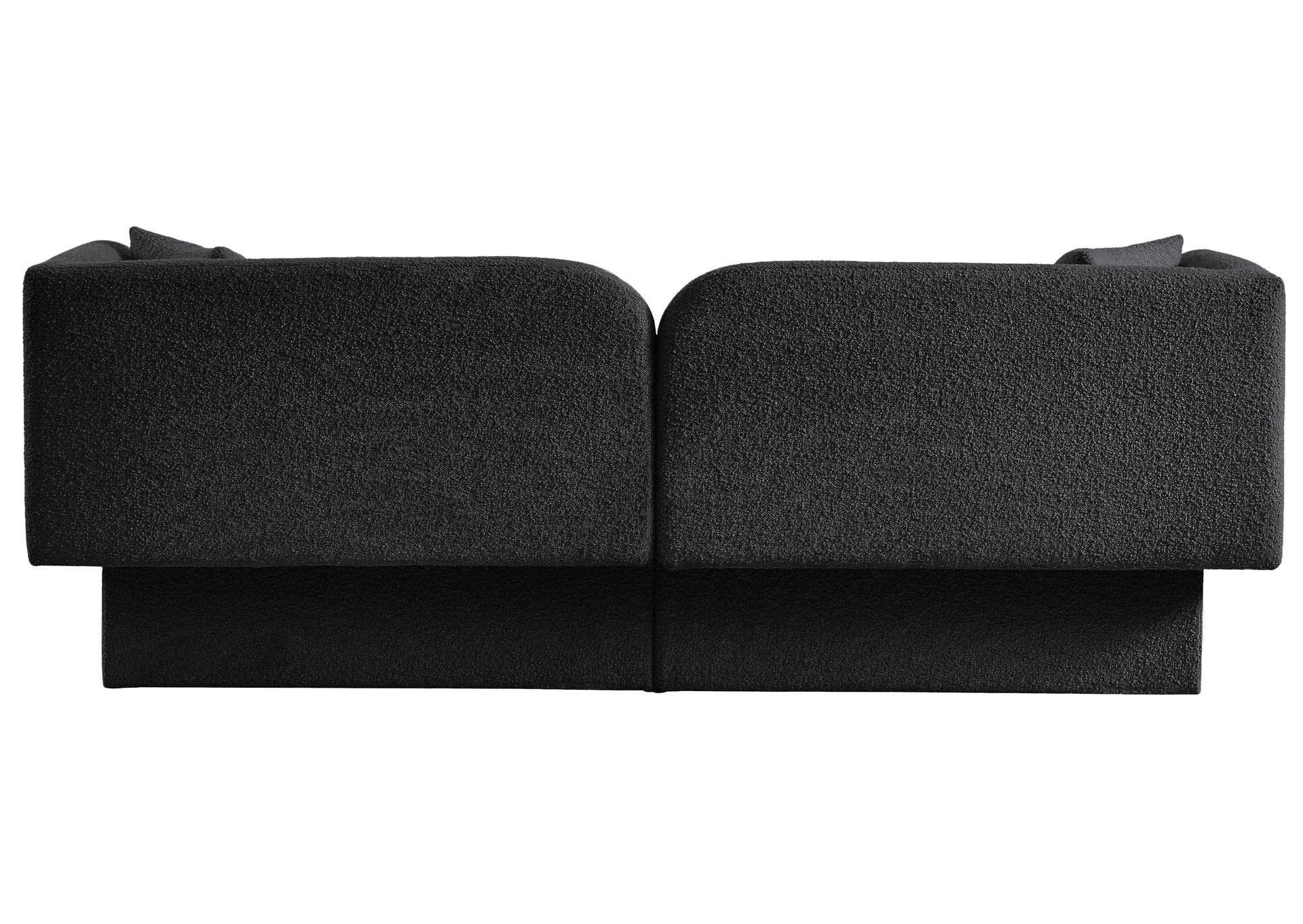 Marcel Black Boucle Fabric Sofa,Meridian Furniture