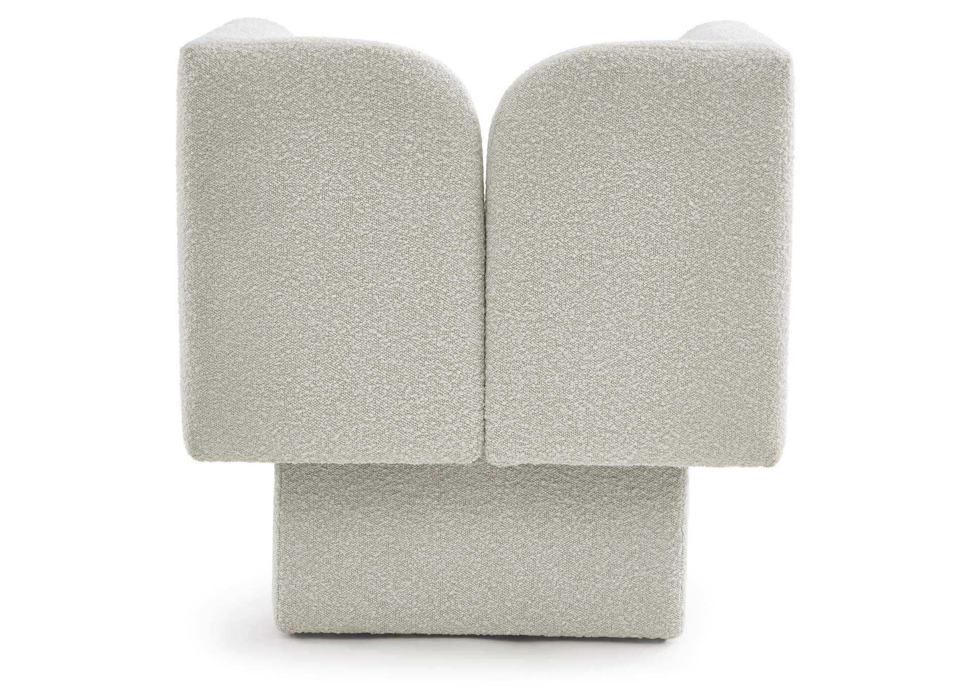 Marcel Cream Boucle Fabric Chair,Meridian Furniture