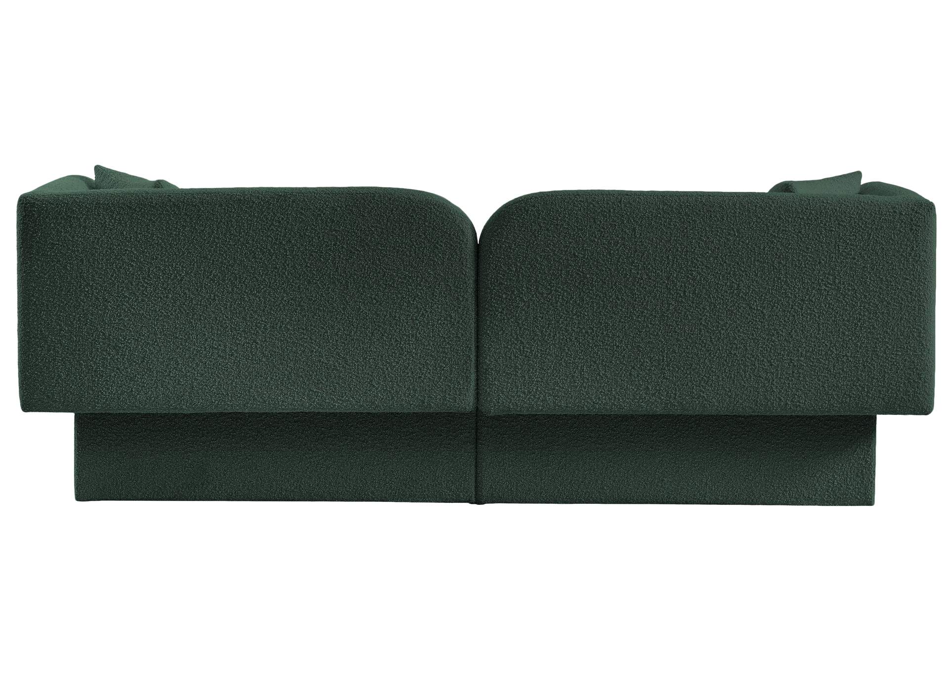 Marcel Green Boucle Fabric Sofa,Meridian Furniture