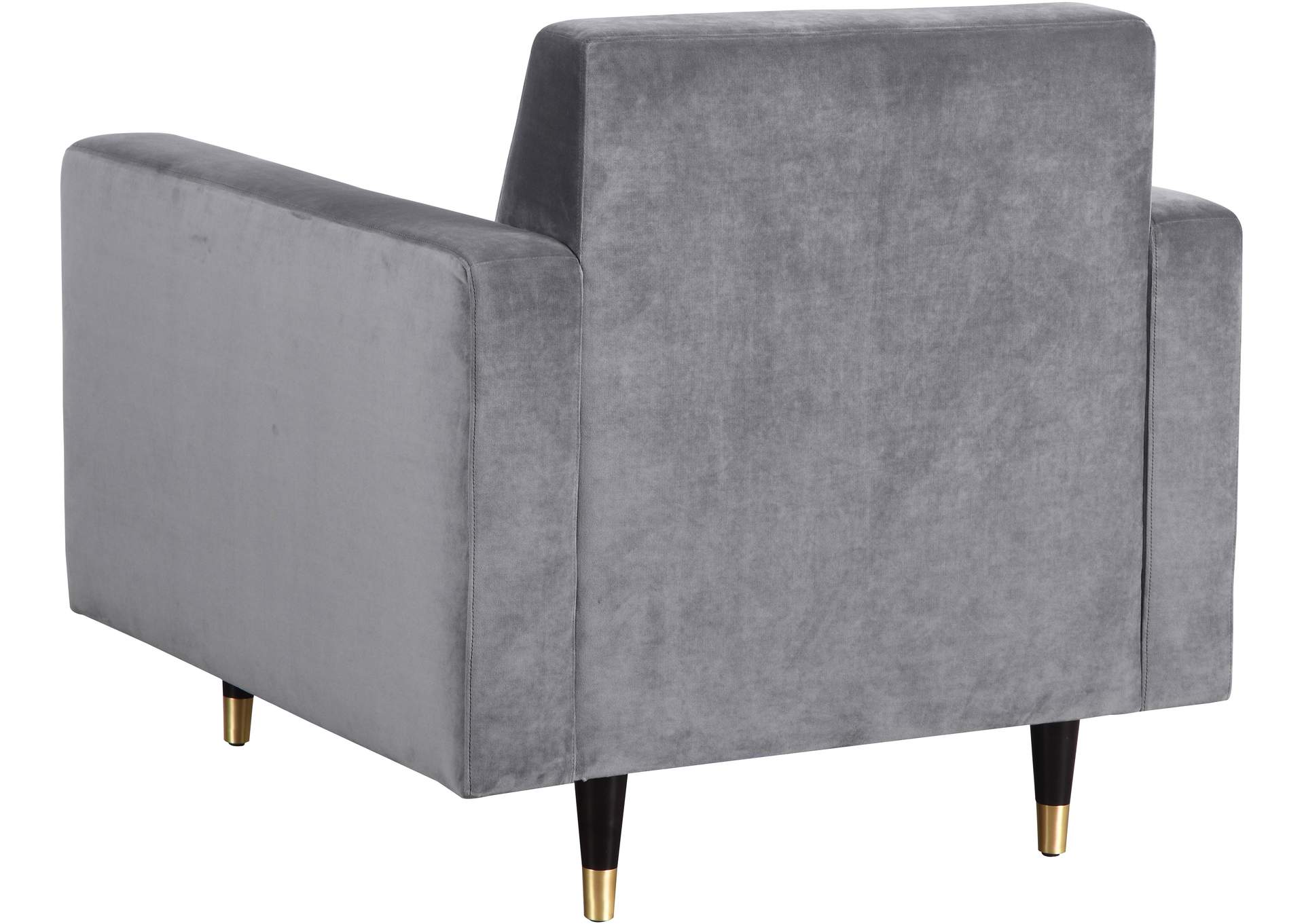 Lola Grey Velvet Chair,Meridian Furniture