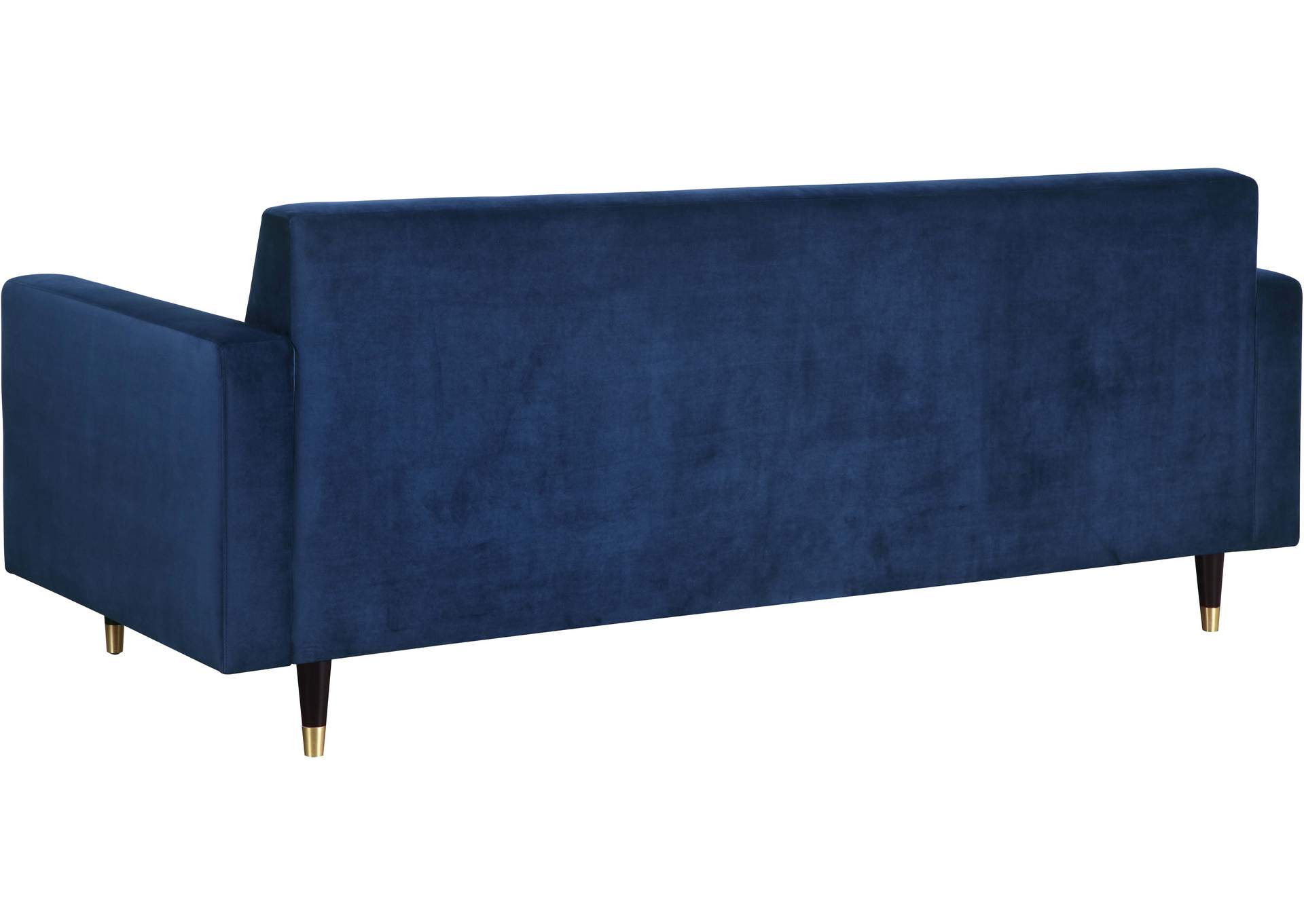 Lola Navy Velvet Sofa,Meridian Furniture