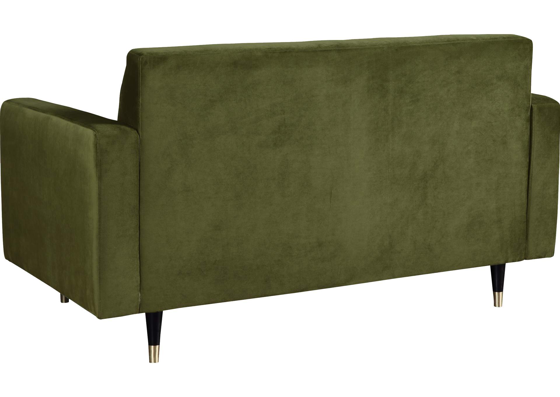 Lola Olive Velvet Loveseat,Meridian Furniture