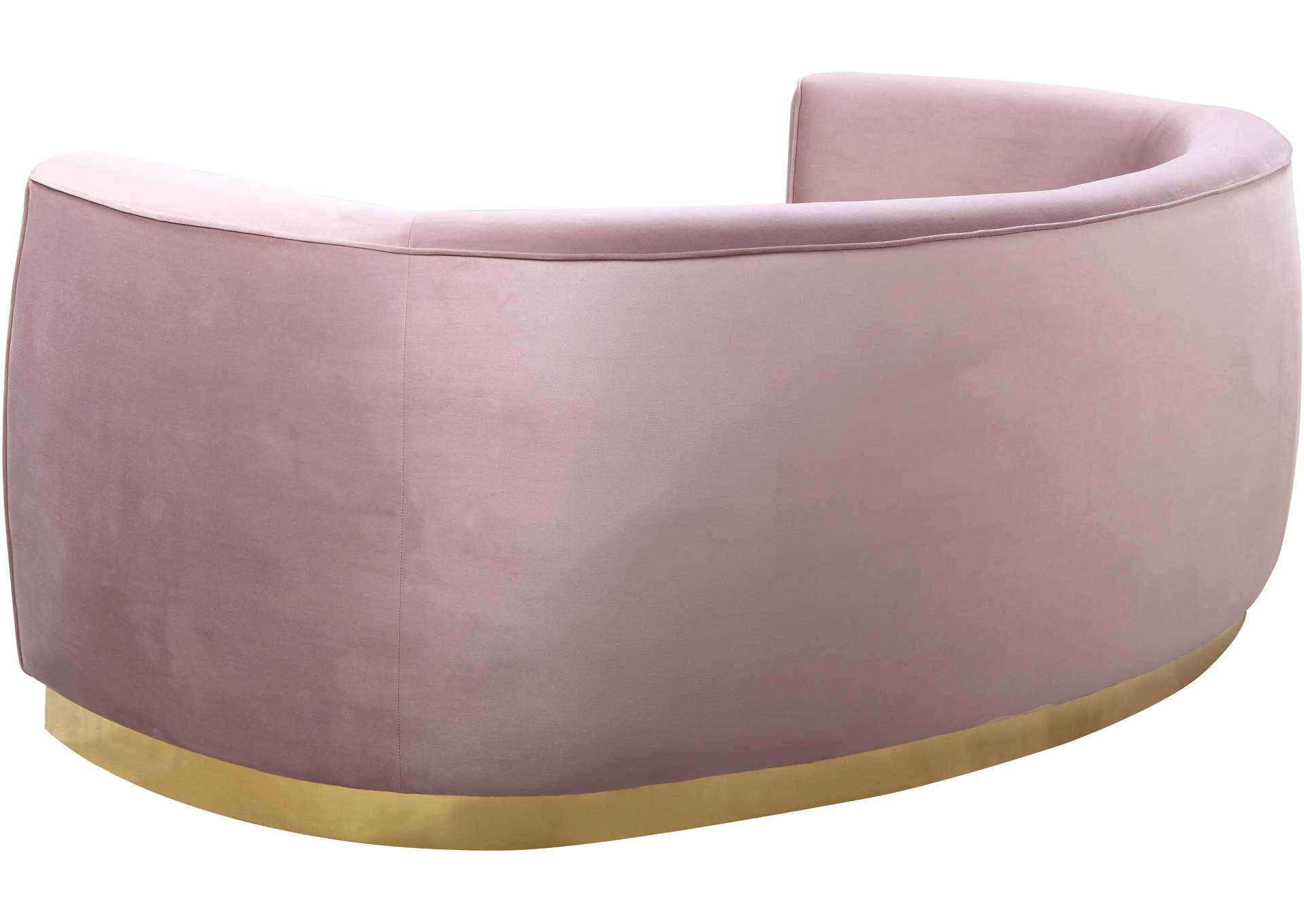 Julian Pink Velvet Sofa,Meridian Furniture