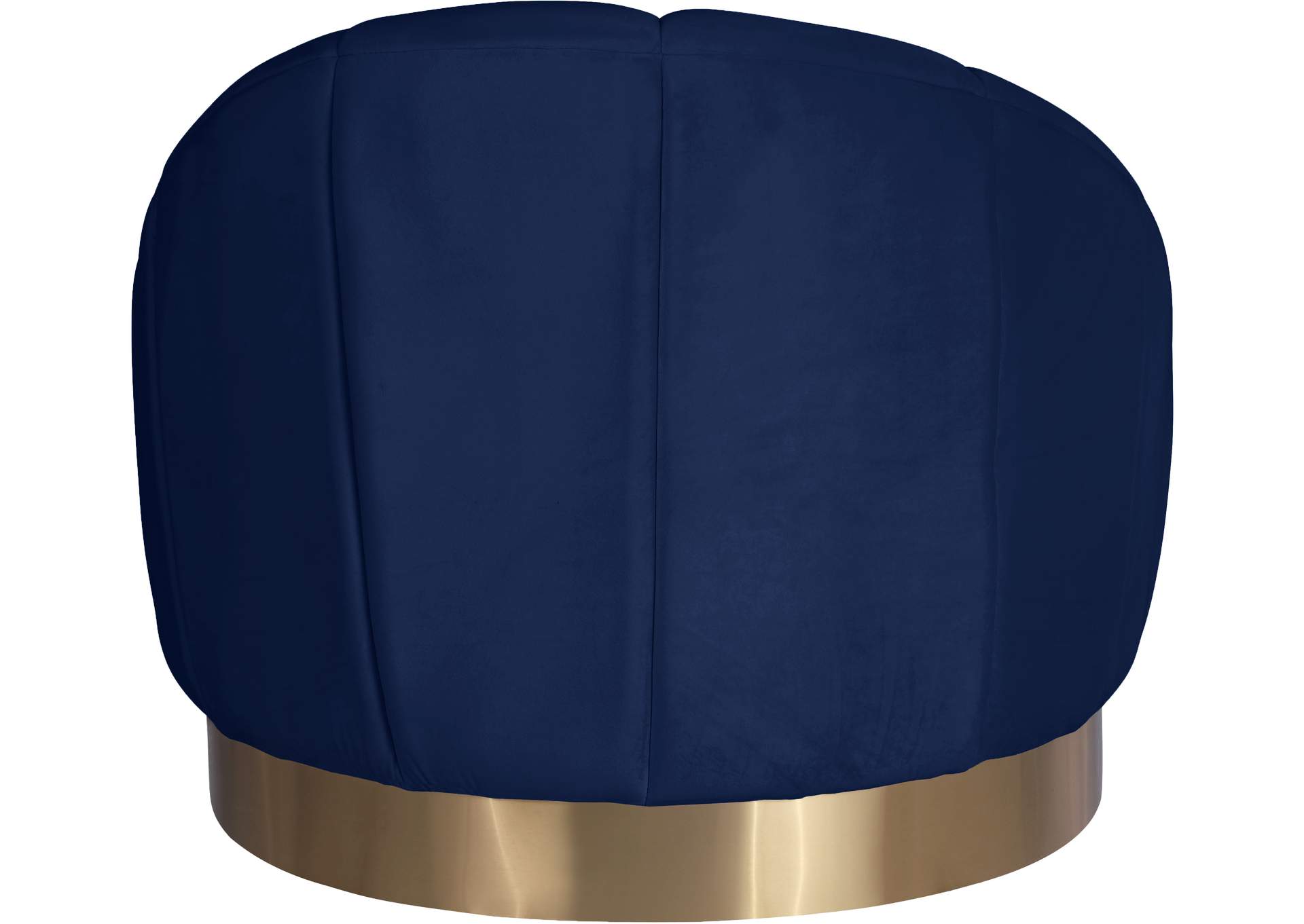 Shelly Navy Velvet Chair,Meridian Furniture