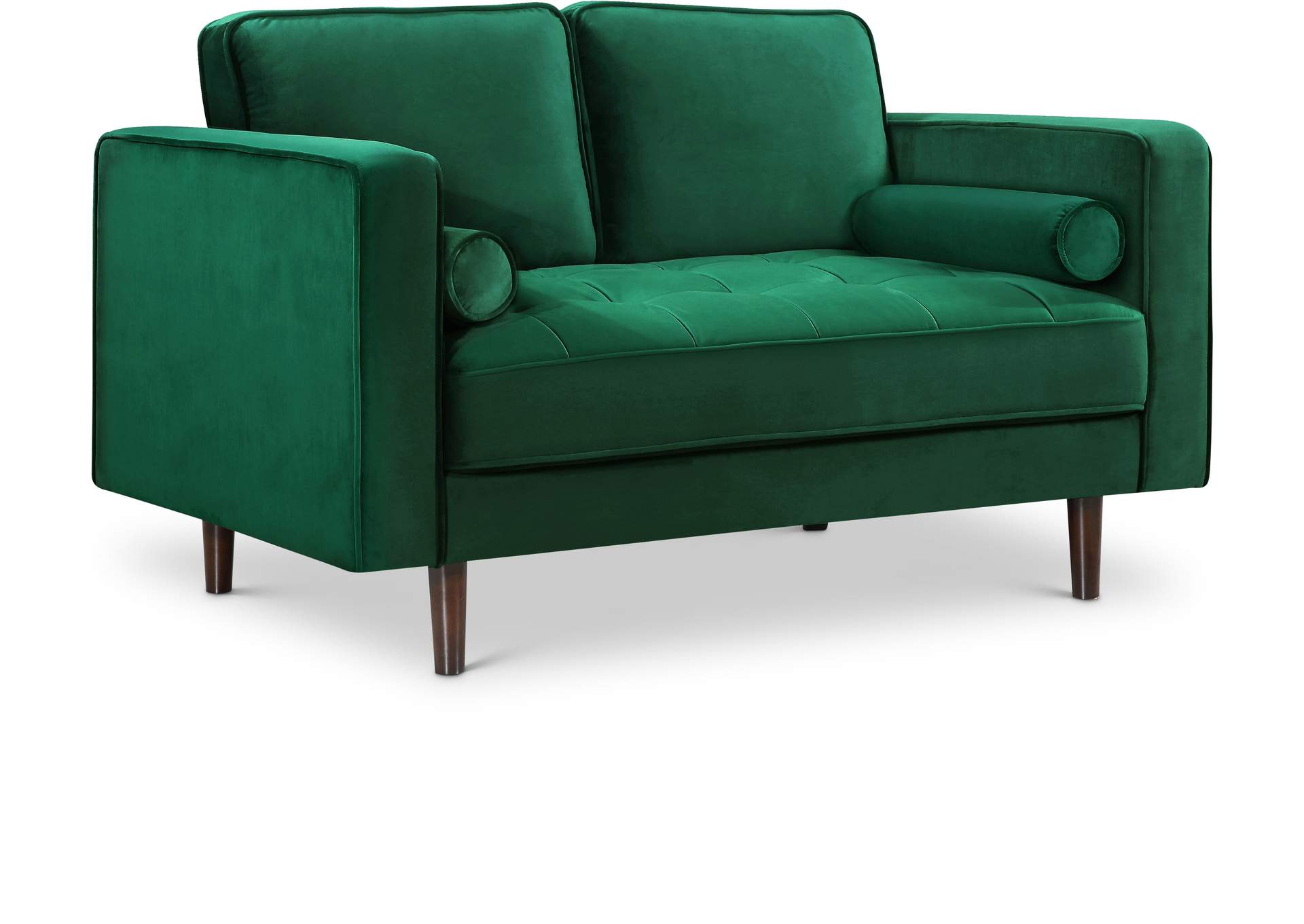 Emily Green Velvet Loveseat,Meridian Furniture