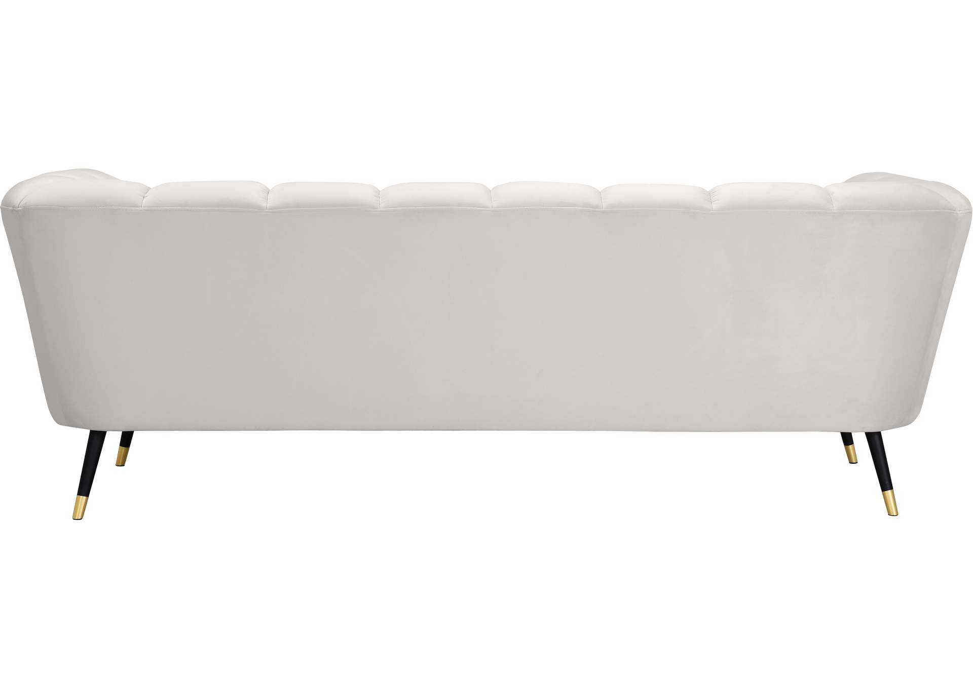 Beaumont Cream Velvet Sofa,Meridian Furniture