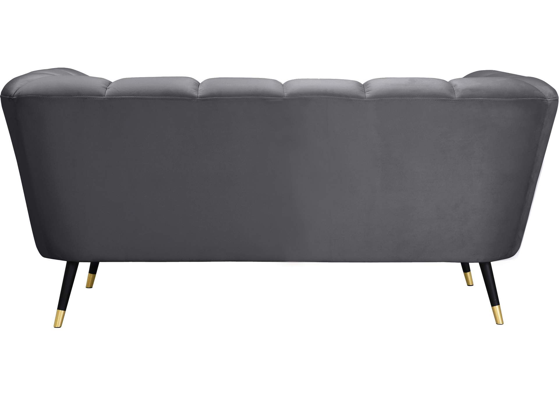 Beaumont Grey Velvet Loveseat,Meridian Furniture