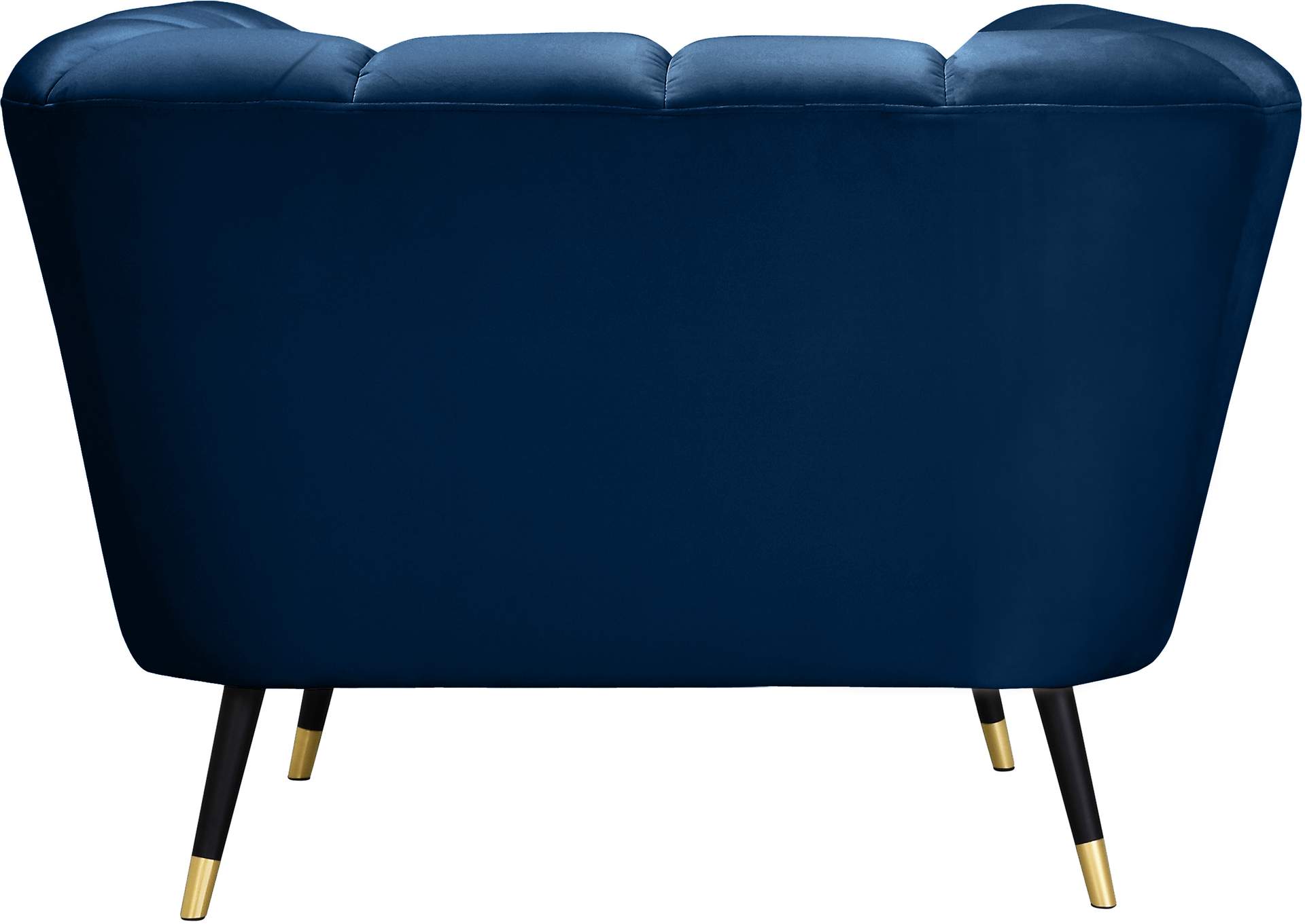 Beaumont Navy Velvet Chair,Meridian Furniture