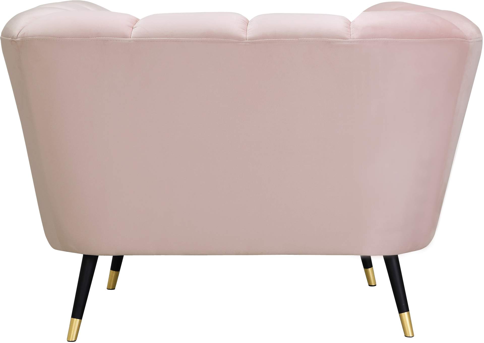 Beaumont Pink Velvet Chair,Meridian Furniture