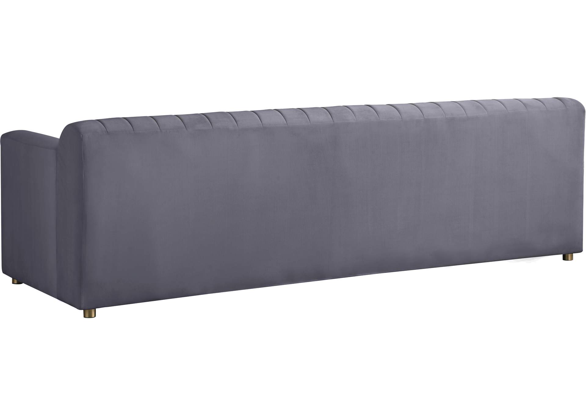 Naya Grey Velvet Sofa,Meridian Furniture