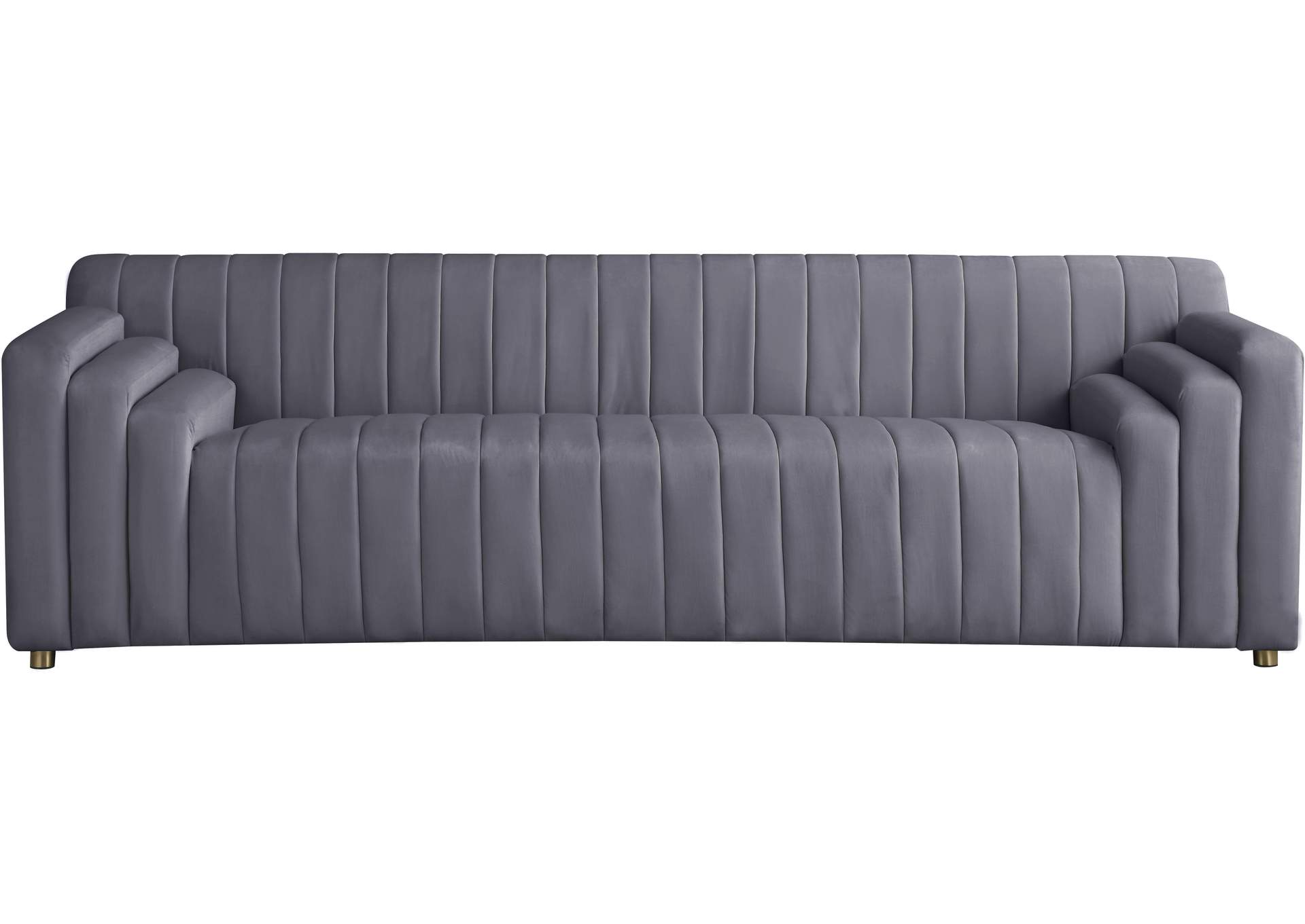 Naya Grey Velvet Sofa,Meridian Furniture