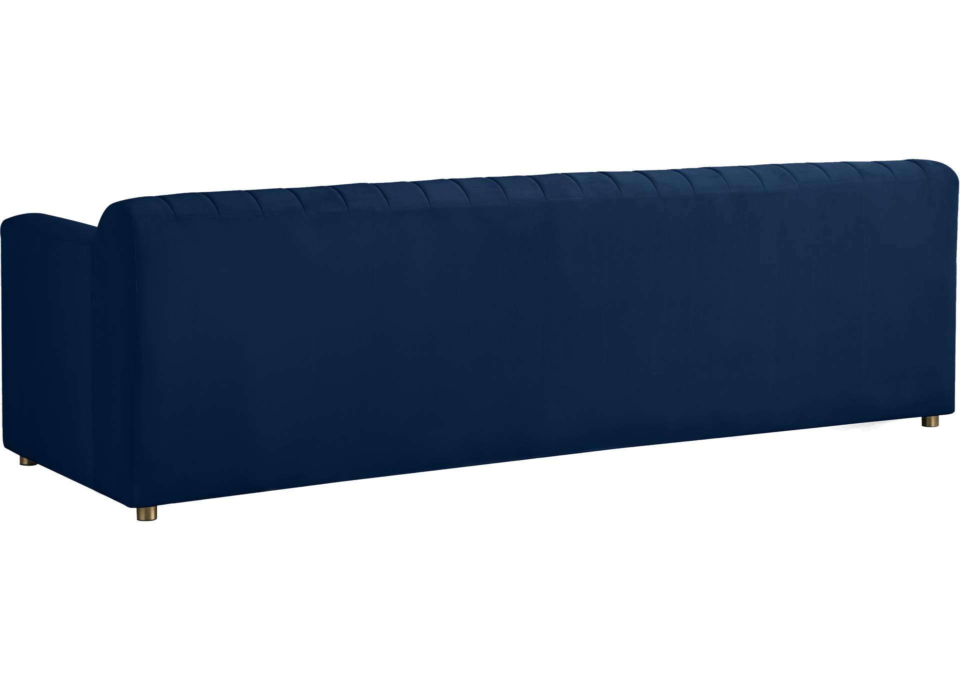 Naya Navy Velvet Sofa,Meridian Furniture