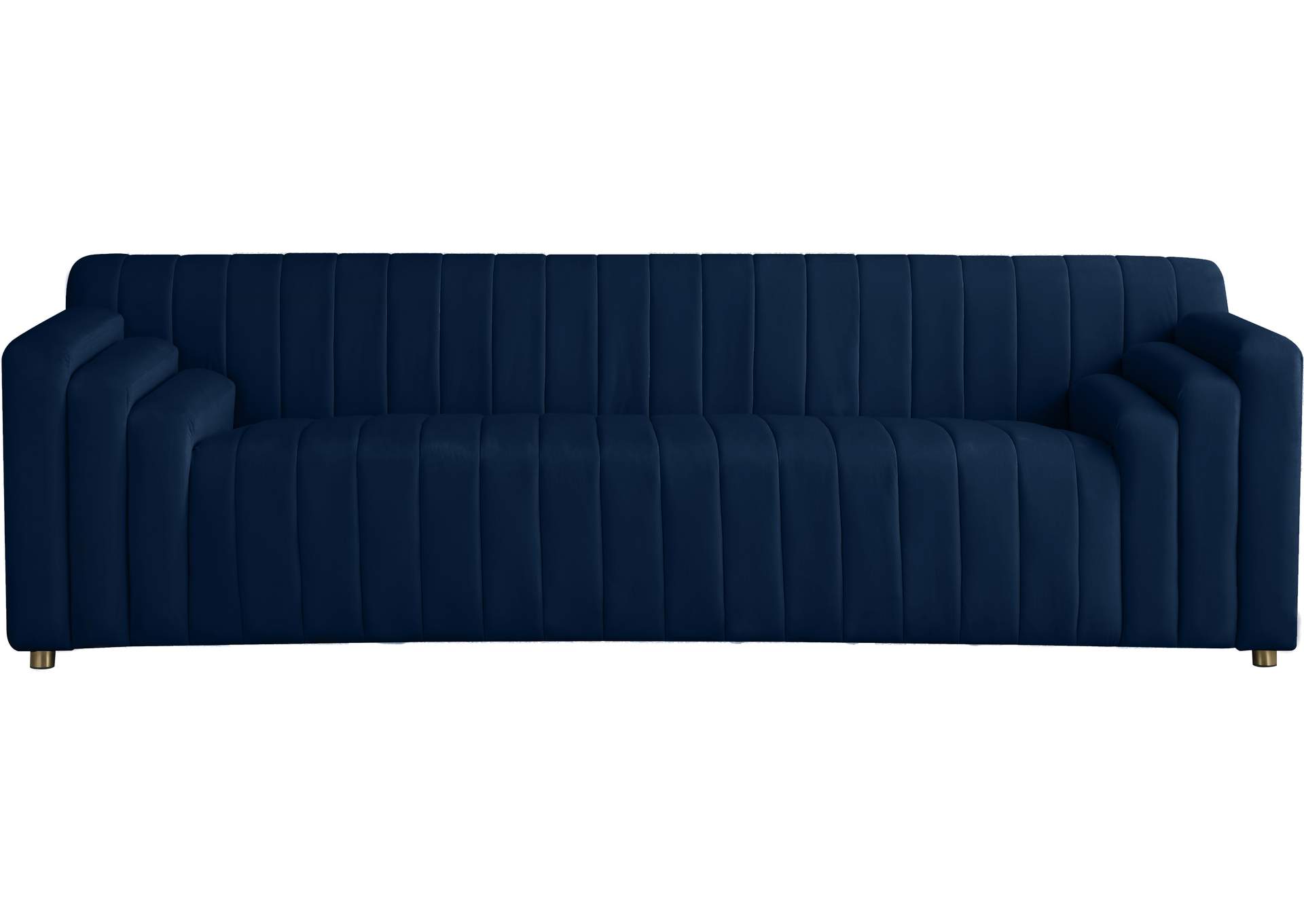 Naya Navy Velvet Sofa,Meridian Furniture